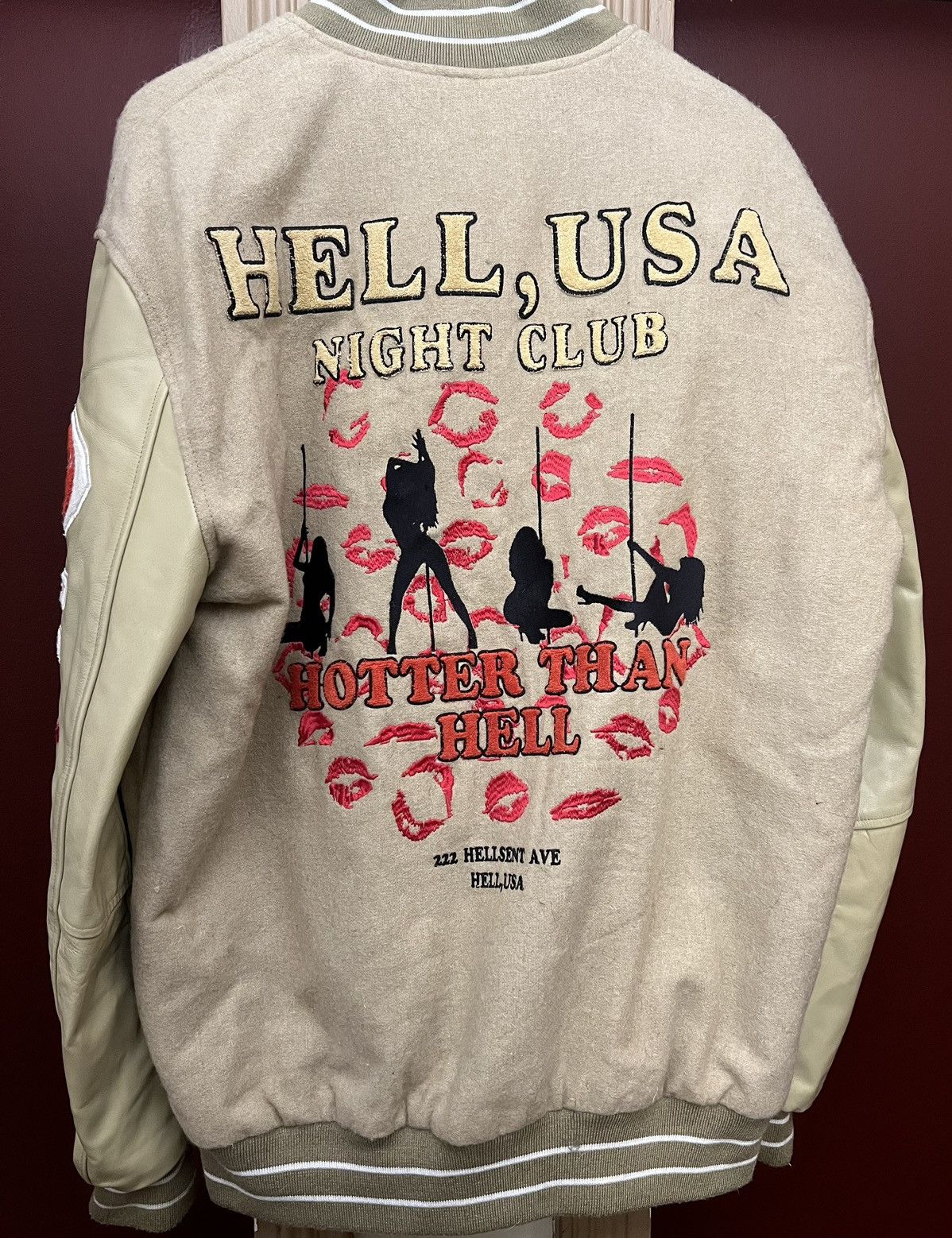 Designer Hell USA Strip Club Varsity Jacket Size US L / EU 52-54 / 3 - 2 Thumbnail