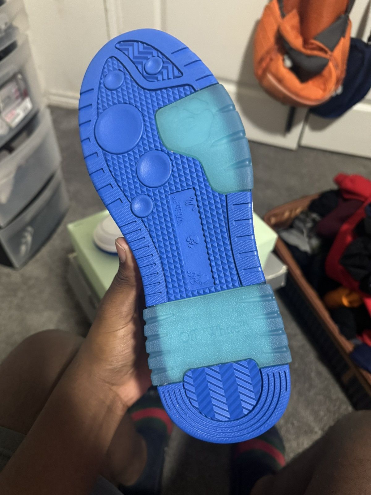 Off-White Off-White Out of Office 'For Walking - White Blue' Size US 10.5 / EU 43-44 - 9 Thumbnail