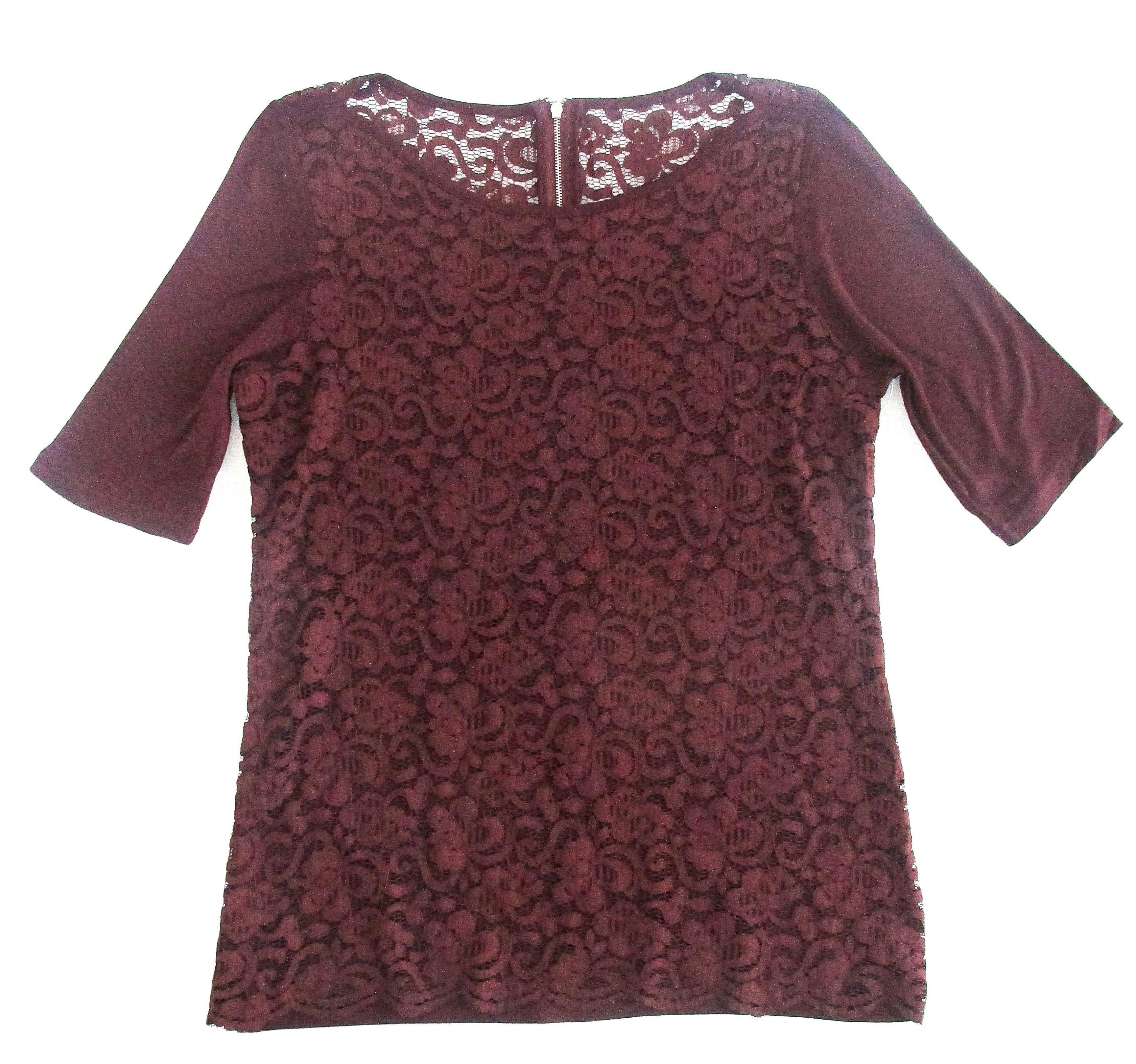 Other New York & Co. (NWT) Women's S/Sleeve Knit Top Size Med Size M / US 6-8 / IT 42-44 - 1 Thumbnail