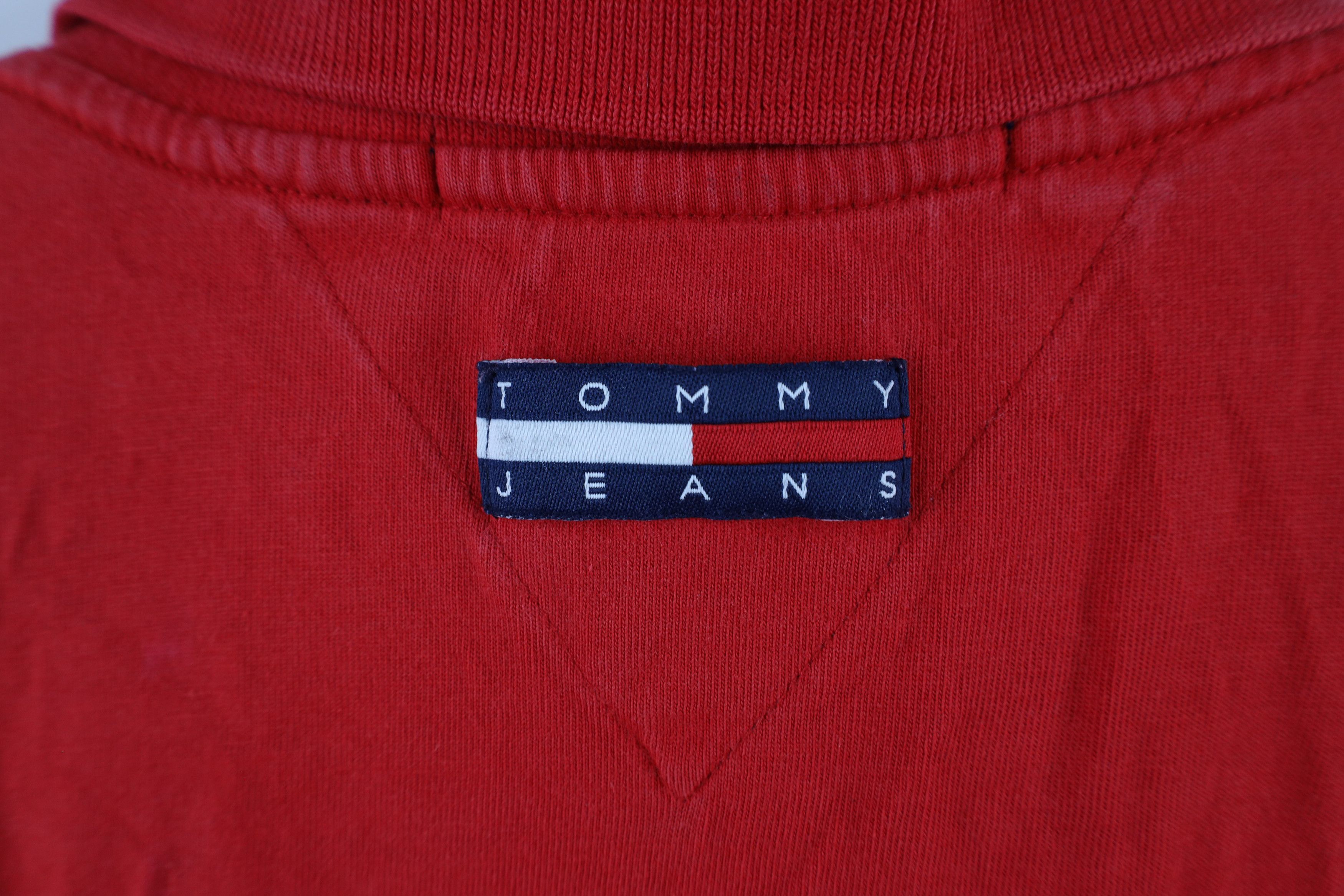 Tommy Hilfiger × Vintage Vintage 90s Tommy Hilfiger Center Flag Logo Golf Polo Shirt Size US XXL / EU 58 / 5 - 9 Thumbnail