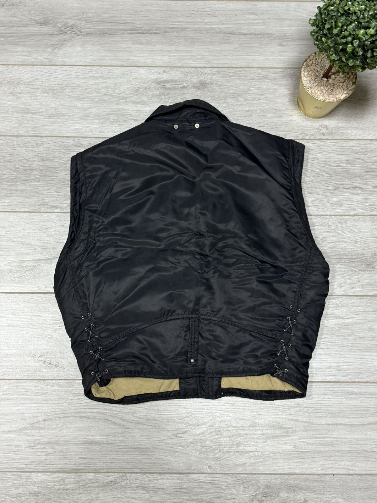 Diesel Diesel 90s Italy vintage biker moto vest sleveless zip Size US XL / EU 56 / 4 - 10 Thumbnail