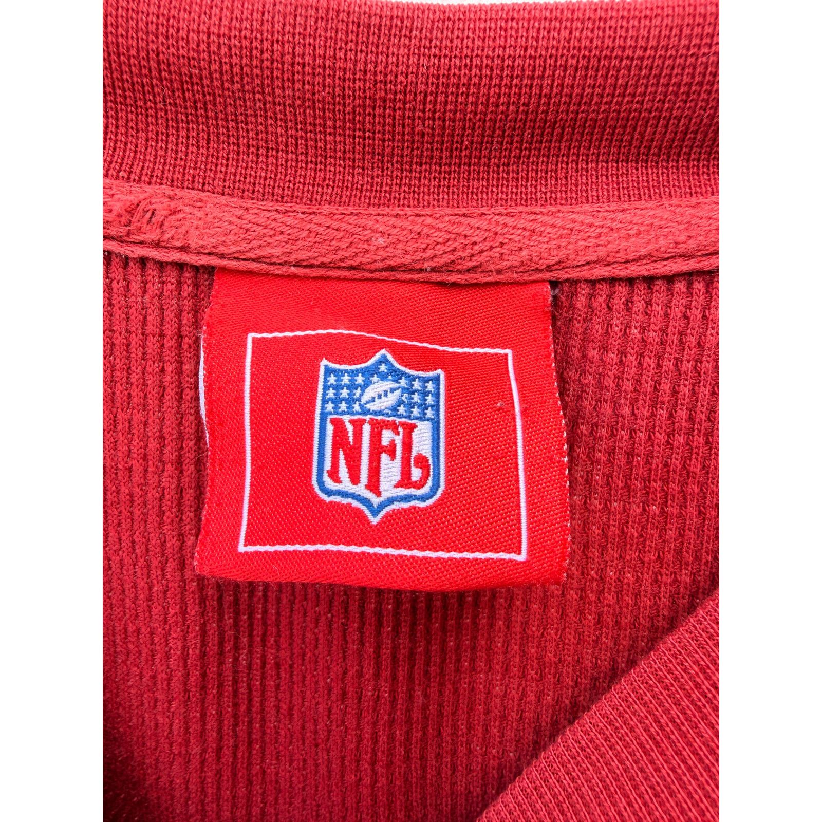 NFL Vintage 2000s y2k cardinals red thermal Size US L / EU 52-54 / 3 - 3 Thumbnail