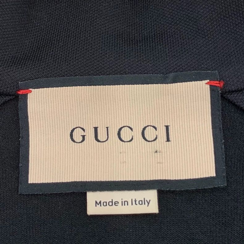 Gucci Gucci Black striped logo printed stand-up collar zipper jac Size US M / EU 48-50 / 2 - 5 Thumbnail
