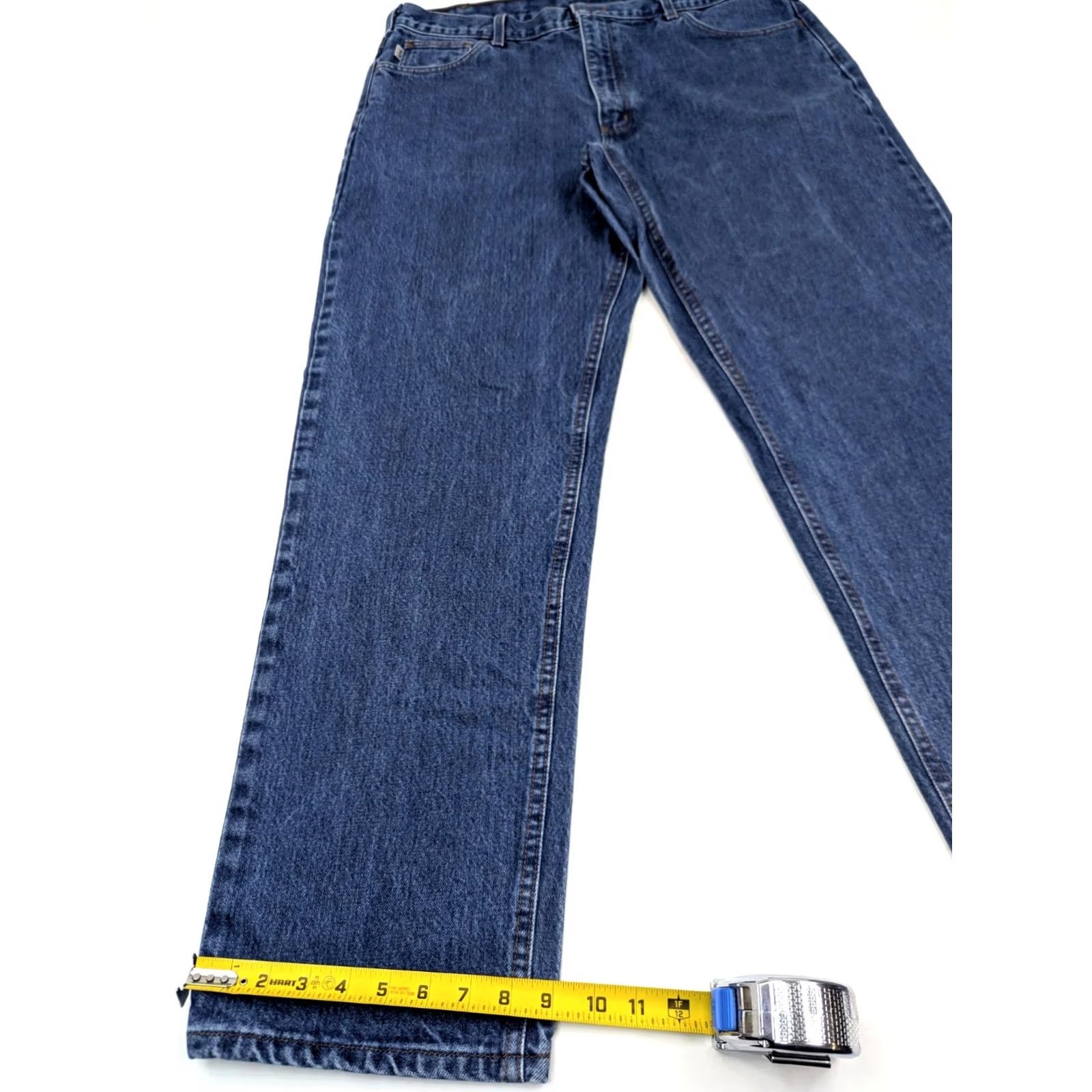 Carhartt Carhartt FR Fire Resistant Straight Leg Blue Jeans Men 38x32.5 Blue Denim 5-Pocket Logo USA Carhartt Pants Regular Straight Mens Jeans Size US 38 / EU 54 - 2 Thumbnail