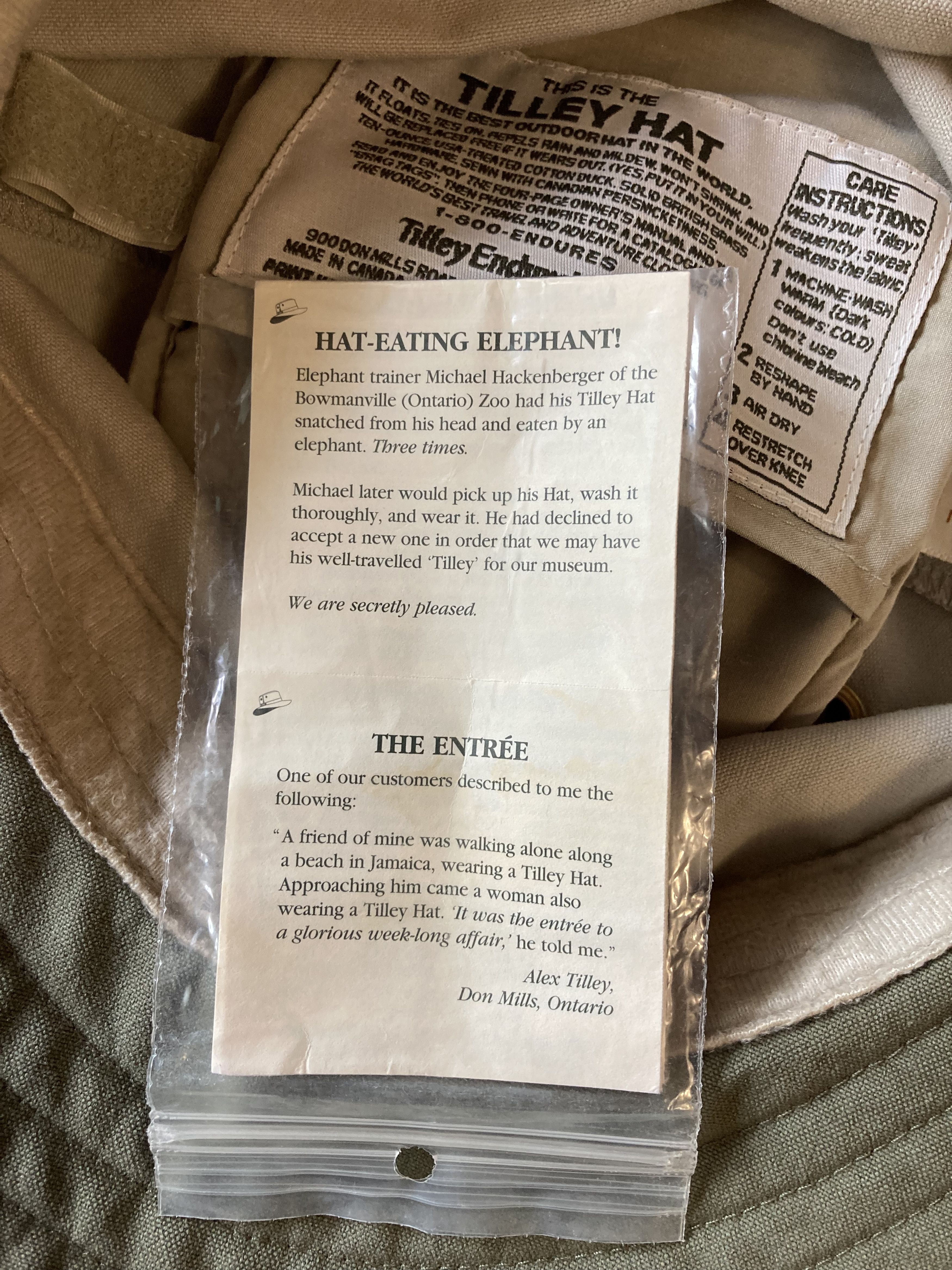 Actual Hate × Tilley × Vintage Vintage Tilley Hat T5 Unisex Cotton Duck Hat Size ONE SIZE - 8 Thumbnail