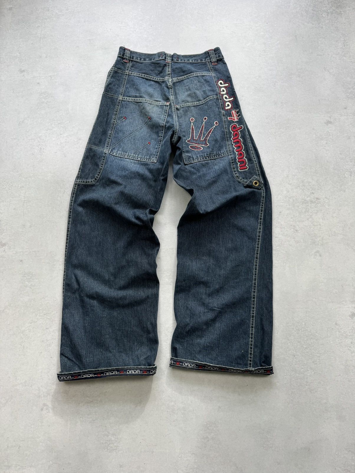 Crazy Damani Dada Baggy Y2K Jeans 00s Hip-Hop Style