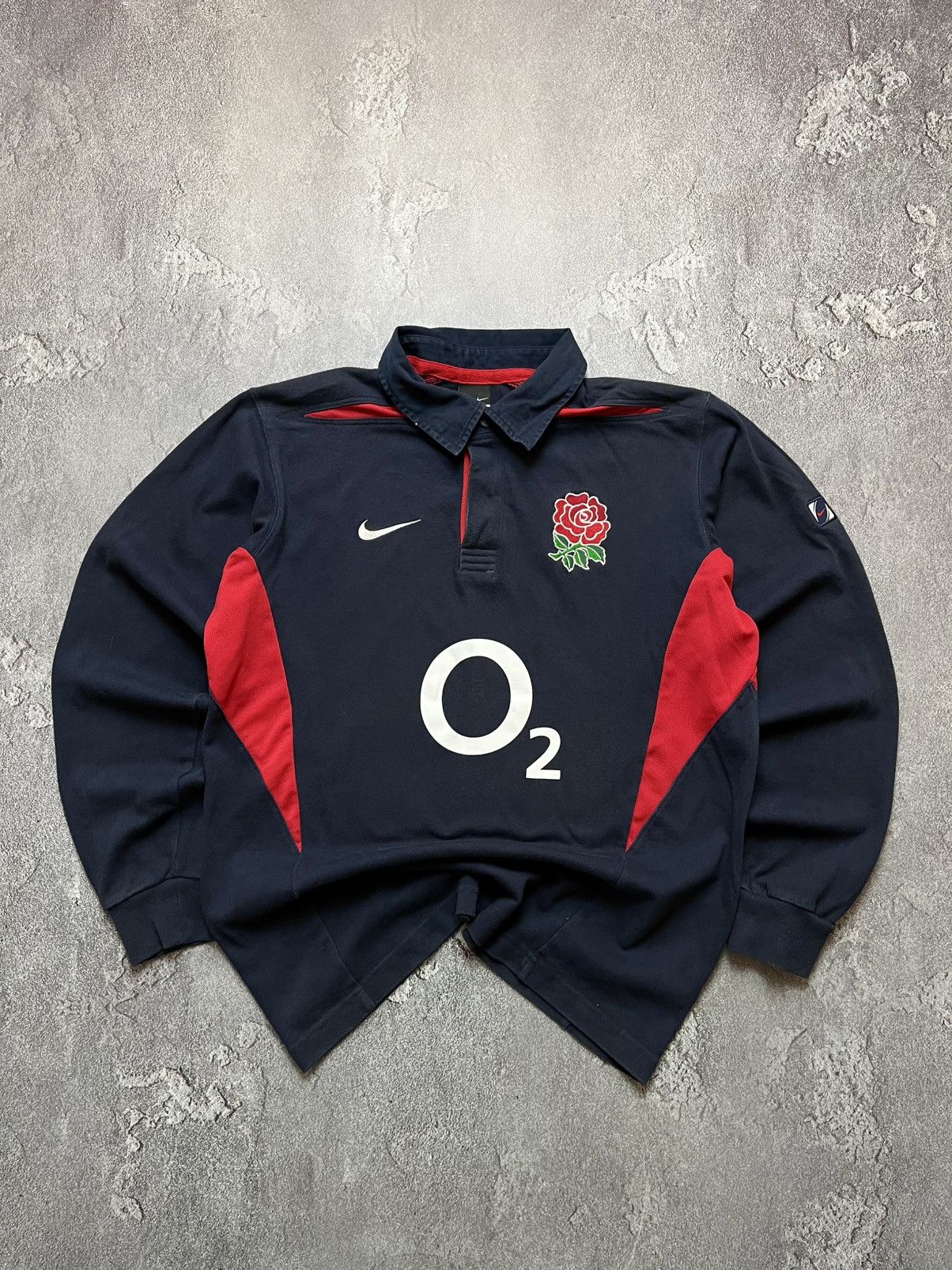 Vintage England Rugby World Cup 2003 Nike Long Sleeve Mens L