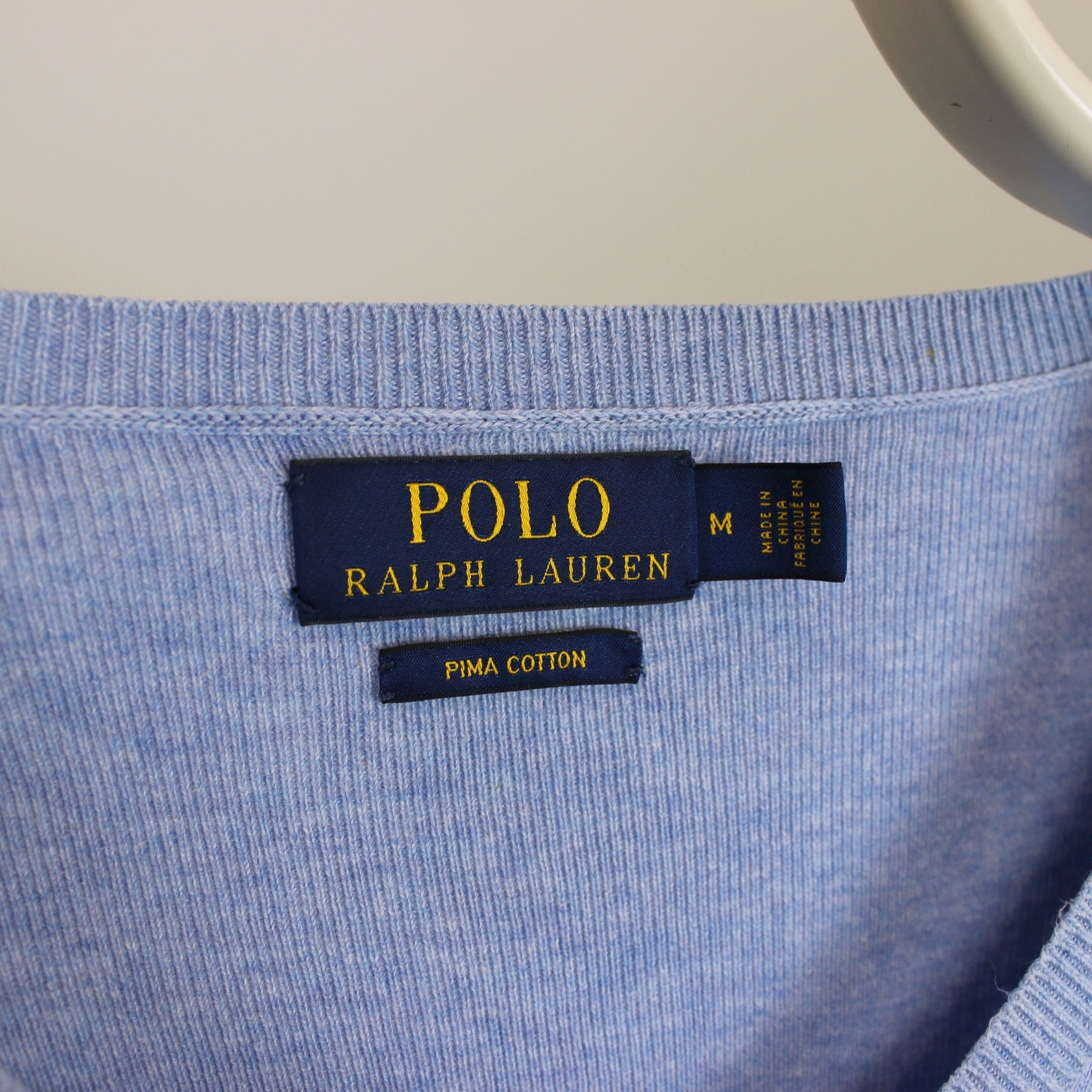 Polo Ralph Lauren Polo Ralph Lauren sweater men v neck M cotton vintage Size US M / EU 48-50 / 2 - 11 Thumbnail