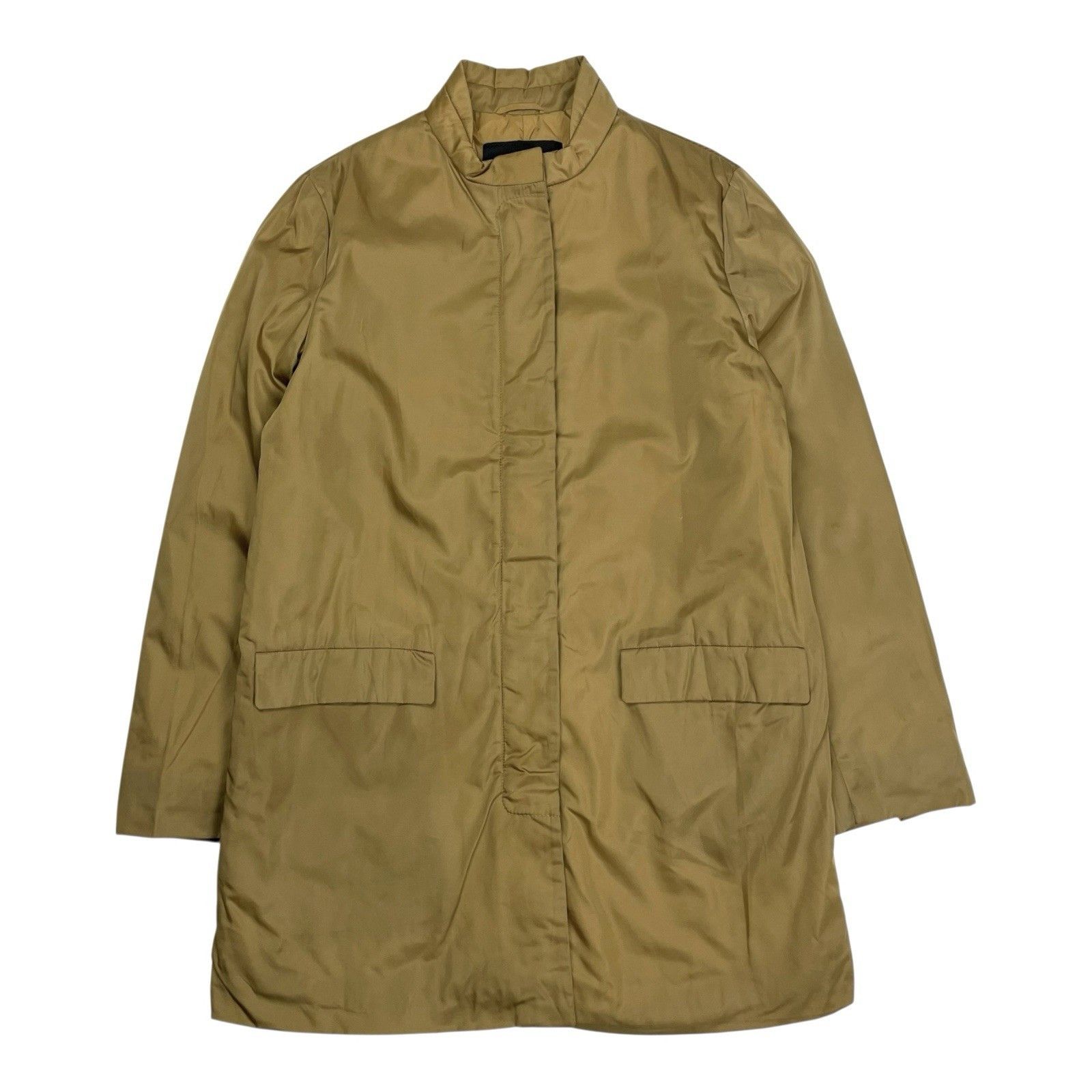 Prada Prada Nylon Trench Jacket Insulated Coat Yellow Size 42 M Size M / US 6-8 / IT 42-44 - 1 Thumbnail