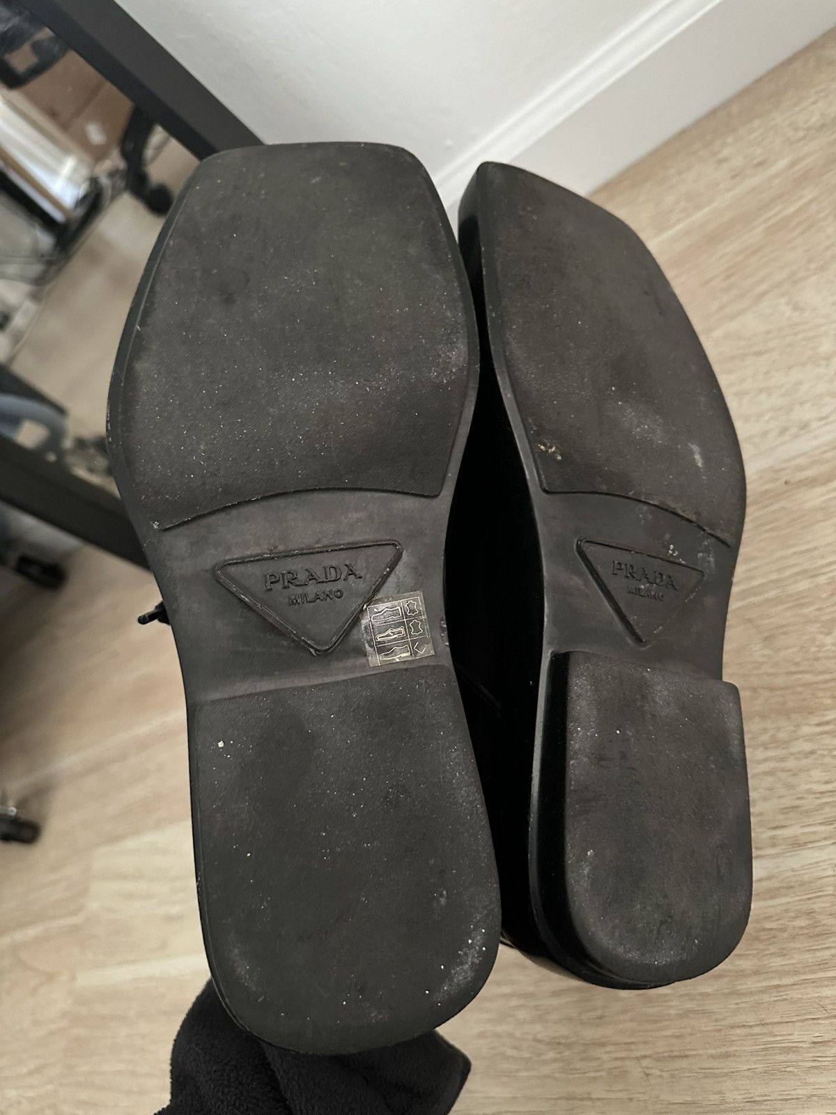 Prada Prada Square-toe Derby Shoes Size US 8 / EU 41 - 7 Thumbnail
