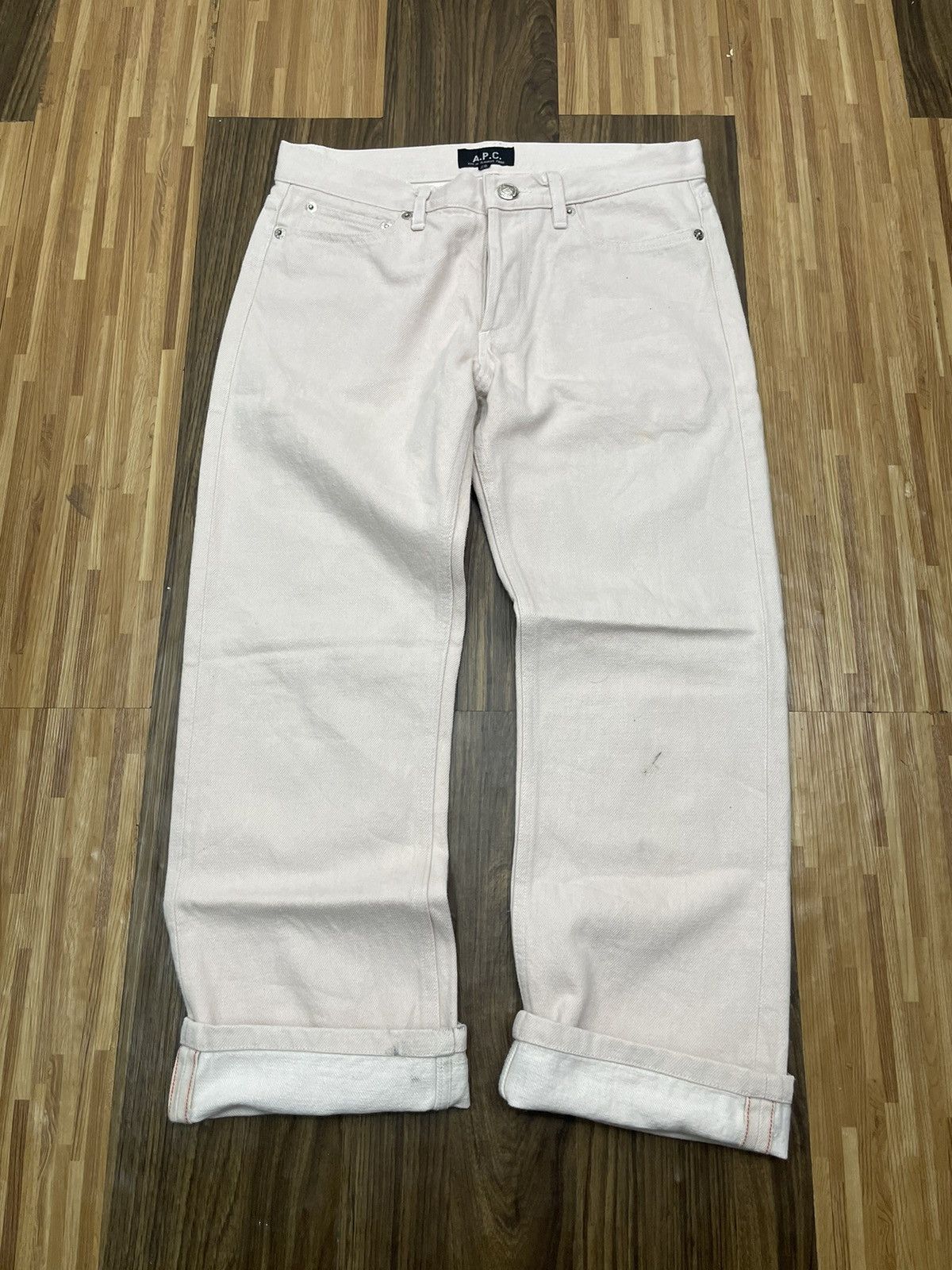 A.P.C. Vintage APC Jeans Selvedge Denim White Size 28 Size US 28 / EU 44 - 2 Thumbnail