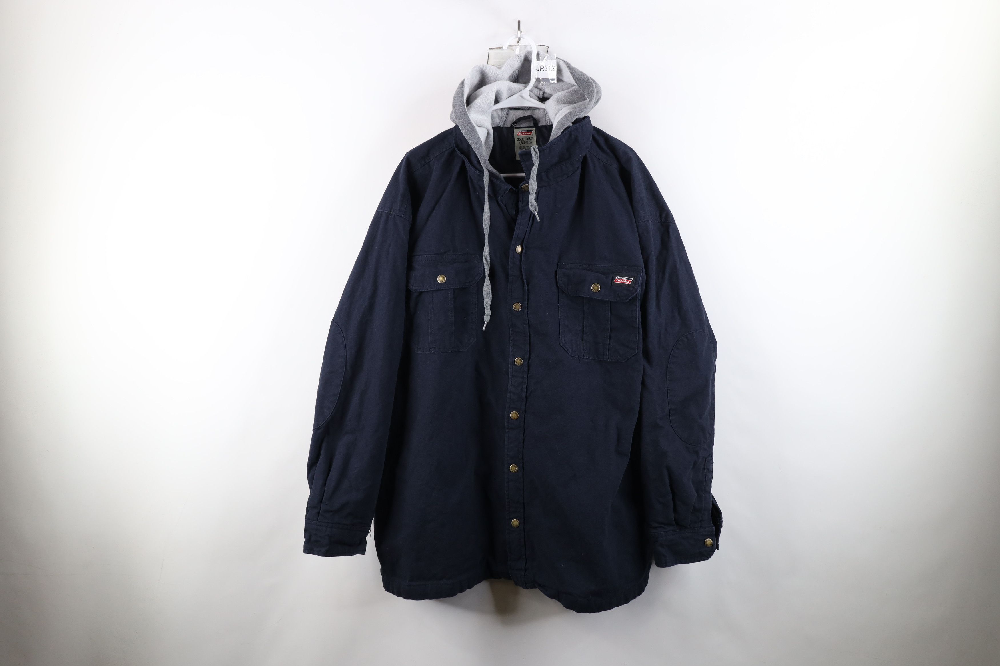 Dickies × Vintage Vintage Dickies Quilted Canvas Hooded Button Shirt Jacket Size US XXL / EU 58 / 5 - 1 Thumbnail