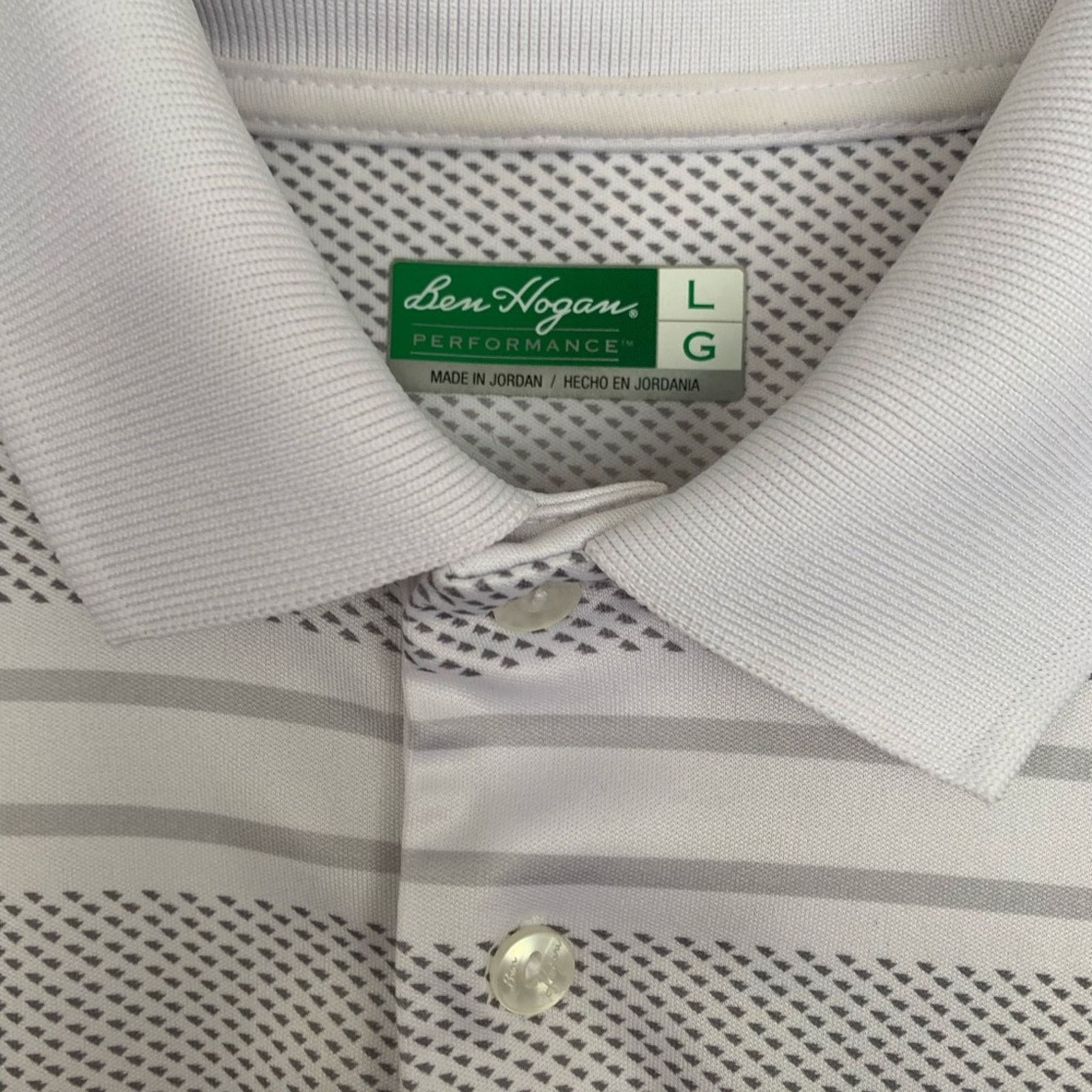 Hogan BEN HOGAN POLYESTER GOLF POLO MENS SIZE LARGE NICE Size US L / EU 52-54 / 3 - 3 Thumbnail