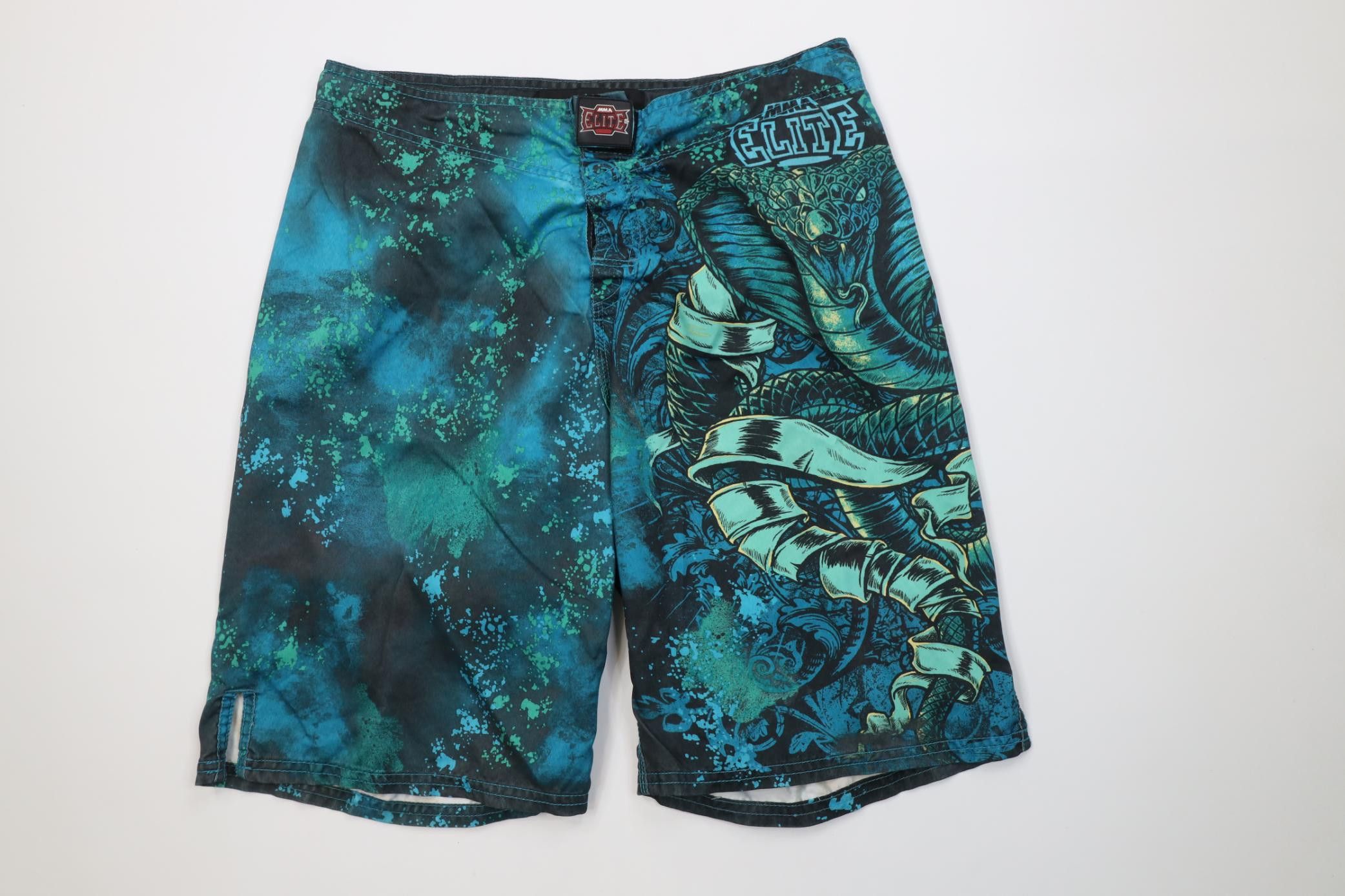 Vintage Vintage MMA Elite Cobra Snake UFC Fighting Shorts Trunks Size US 32 / EU 48 - 1 Thumbnail