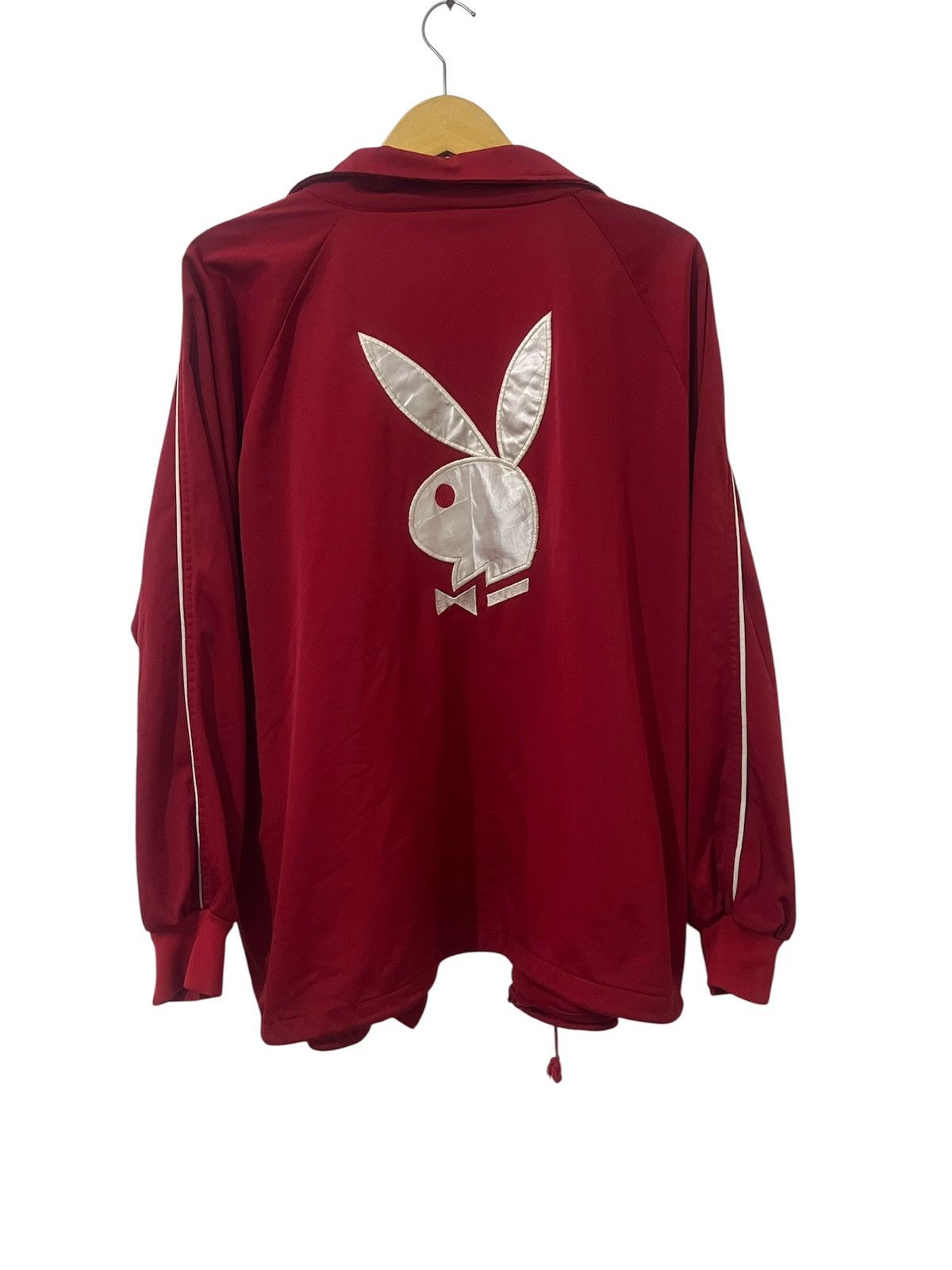 Playboy Vintage 90s Playboy Red Jacket Size US L / EU 52-54 / 3 - 1 Thumbnail