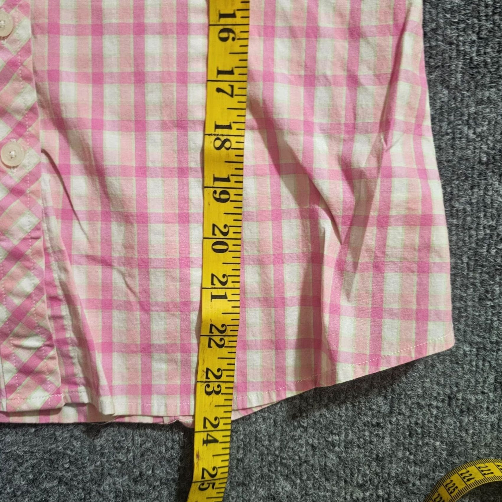 Lilly Pulitzer Lilly Pulitzer Top Womens 6 Pink Plaid Long Sleeve Button Classic Career Shirt Size M / US 6-8 / IT 42-44 - 7 Thumbnail