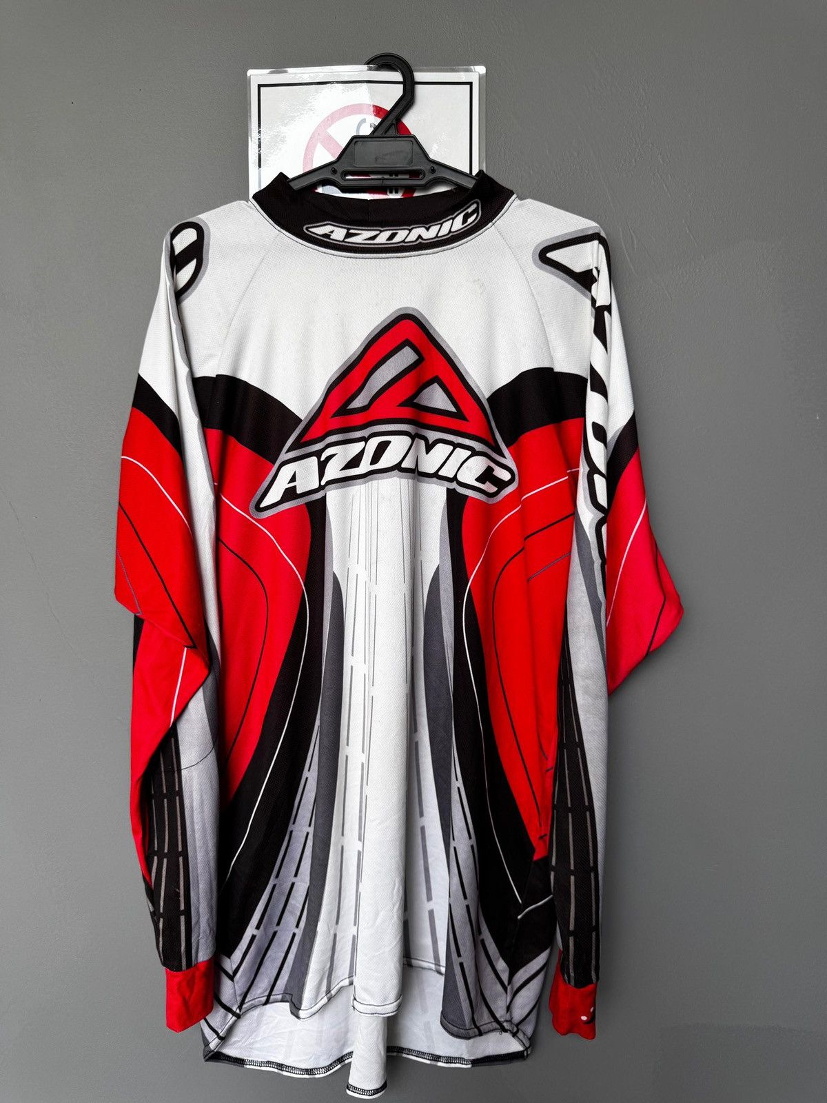 Sports Specialties Vintage Baggy Oversized Azonic Bike Jersey Long Sleeve Size US XL / EU 56 / 4 - 1 Thumbnail