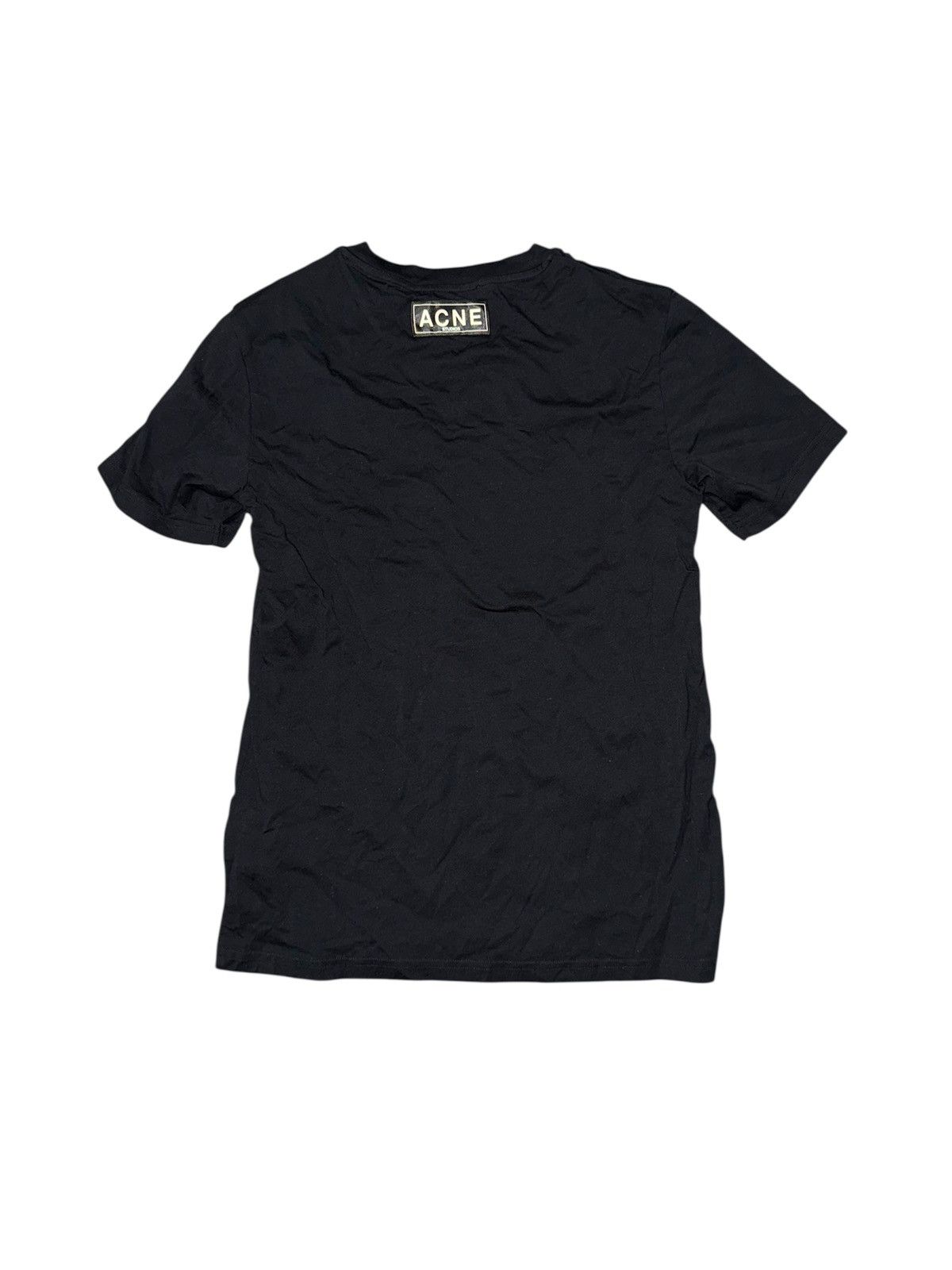 Acne Studios Acne Studios Logo Tee Black Graphic T-Shirt Size US XS / EU 42 / 0 - 4 Thumbnail
