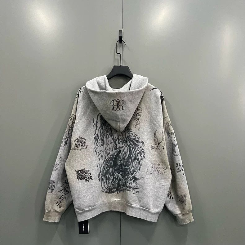 Balenciaga Balenciaga Mud dyed old graffiti coat Size US M / EU 48-50 / 2 - 2 Thumbnail