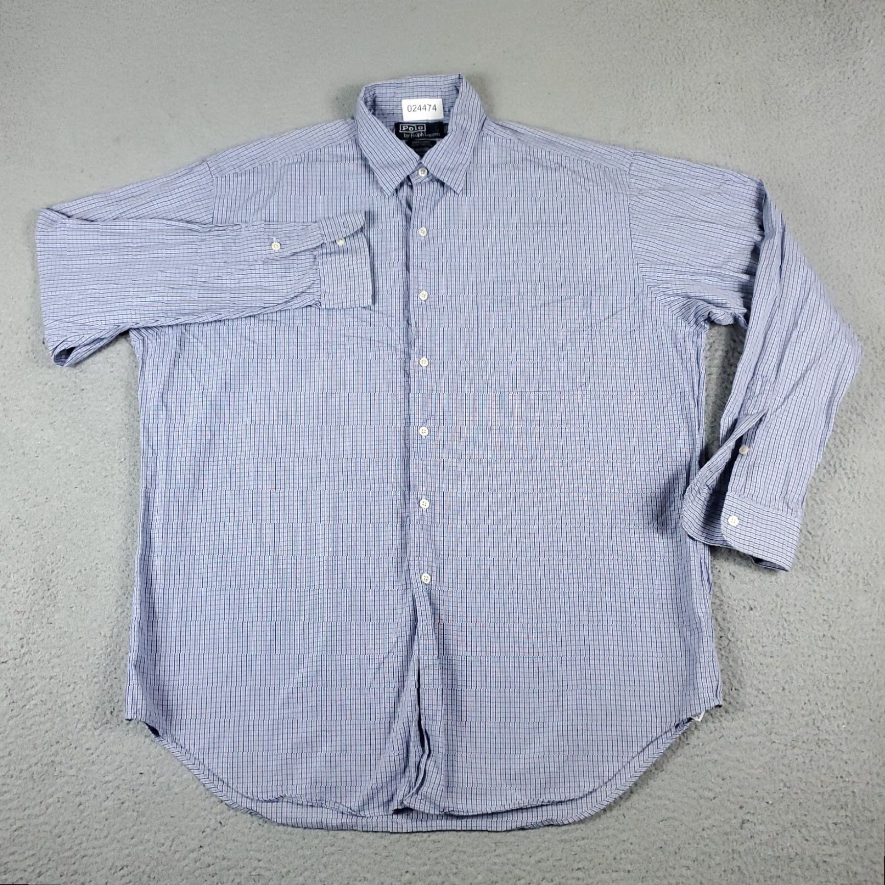 Ralph Lauren Ralph Lauren Shirt Mens Large Blue Plaid Marlowe Button Up Long Sleeve Size US L / EU 52-54 / 3 - 2 Thumbnail