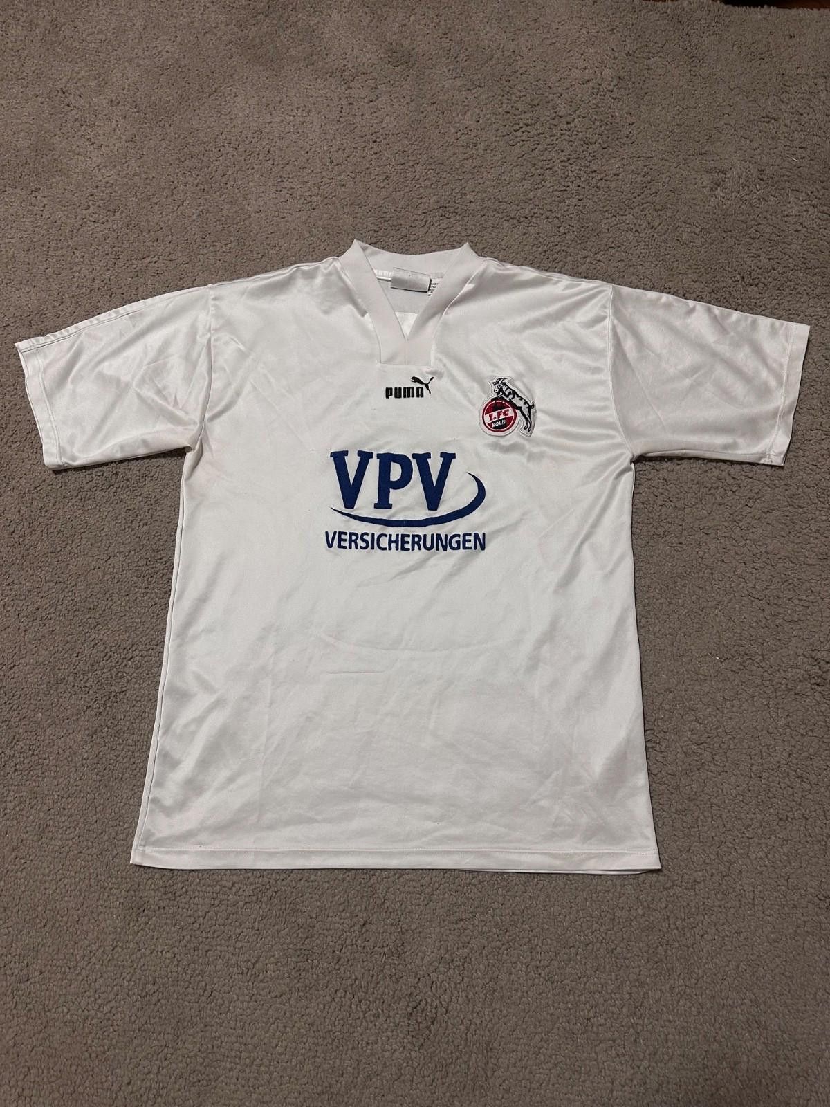 Puma FC Koln Home football shirt 2000 Soccer Puma White Jersey XL Size ONE SIZE - 1 Thumbnail