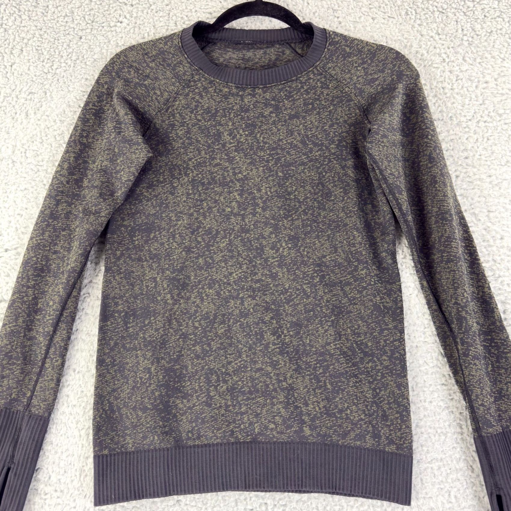 Lululemon Lululemon Rest Less Top Womens Medium Black Armory Long Sleeve Pullover Stretch Size M / US 6-8 / IT 42-44 - 3 Thumbnail
