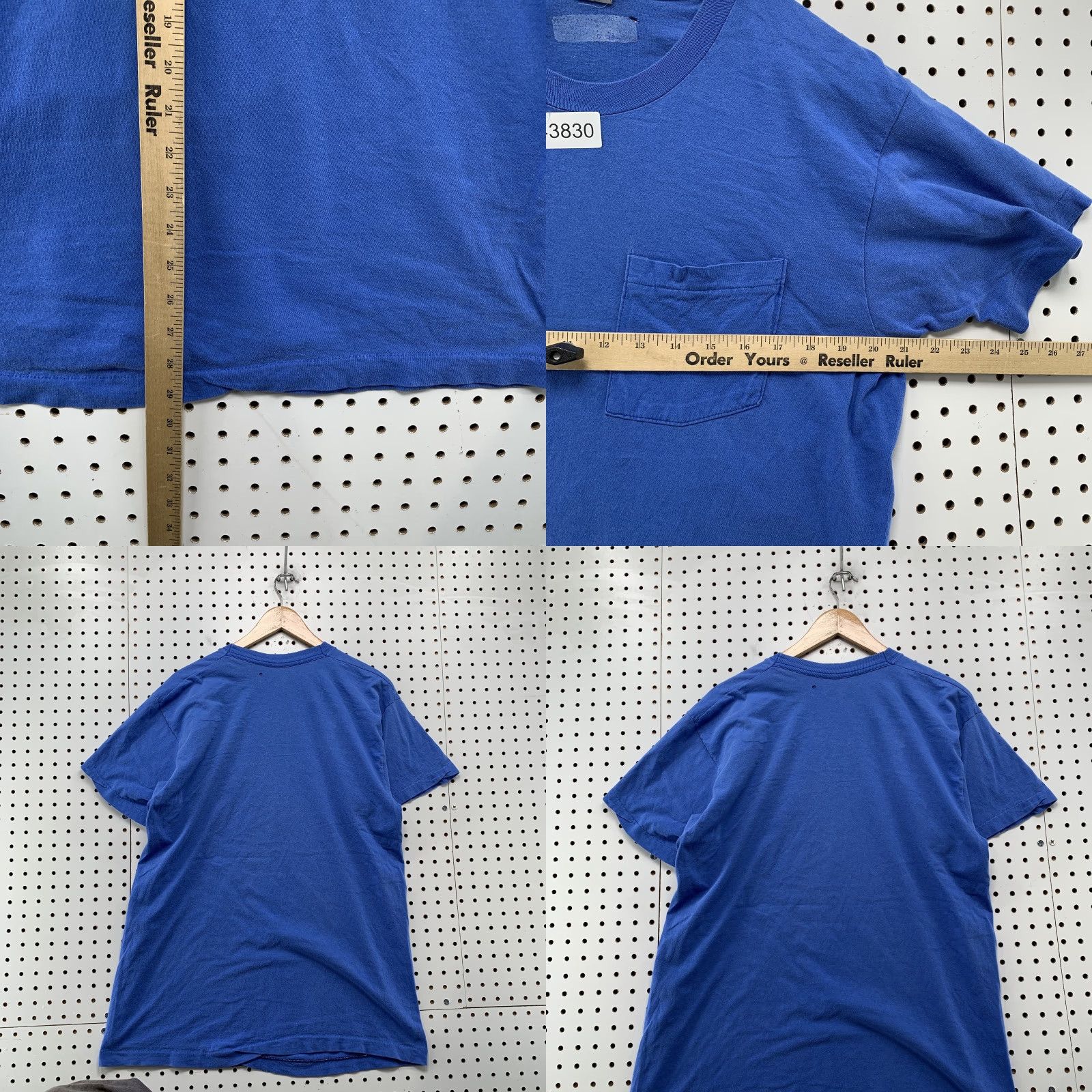 Vintage VTG 80s Blue Pocket Shirt Mens Large Blue Single Stitch Made USA Shirt Adult Large Blue Pocket Shirt 80s Mens Size US L / EU 52-54 / 3 - 8 Thumbnail