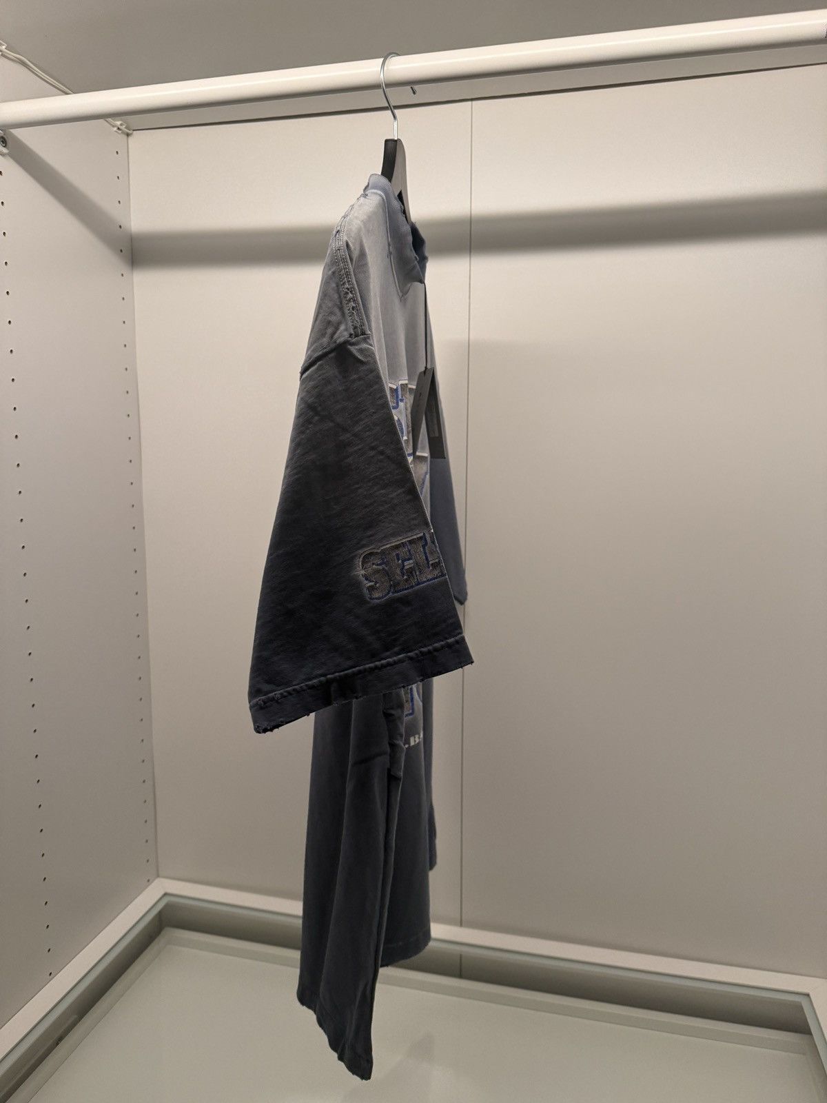 Balenciaga Balenciaga see new buy now blue faded distressed T-Shirt Size US S / EU 44-46 / 1 - 5 Thumbnail