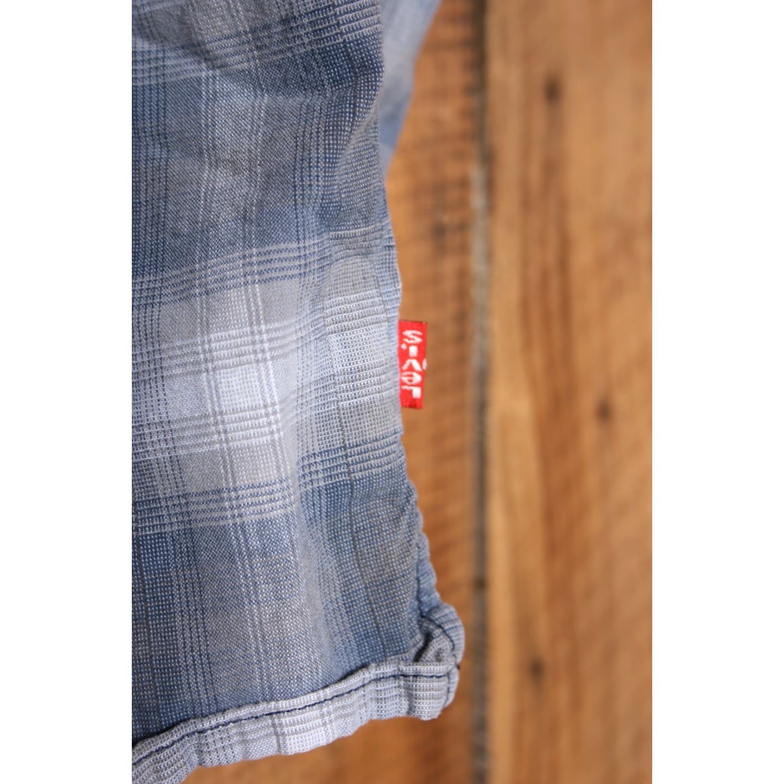 Levi's VINTAGE Levi's Shirt - Button-Up Plaid Loop Collar XL Men Size US XL / EU 56 / 4 - 7 Thumbnail