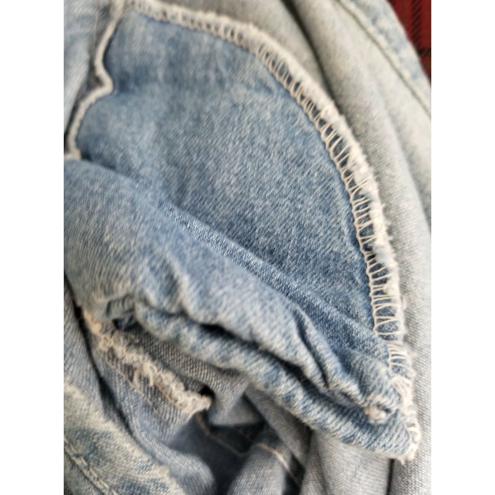 Vintage VINTAGE Copa Cabana Dress Women L Blue Beaded Jean Beach Cover Up O/S 80s Tunic Womens Size 36" / US 14 / IT 50 - 6 Thumbnail