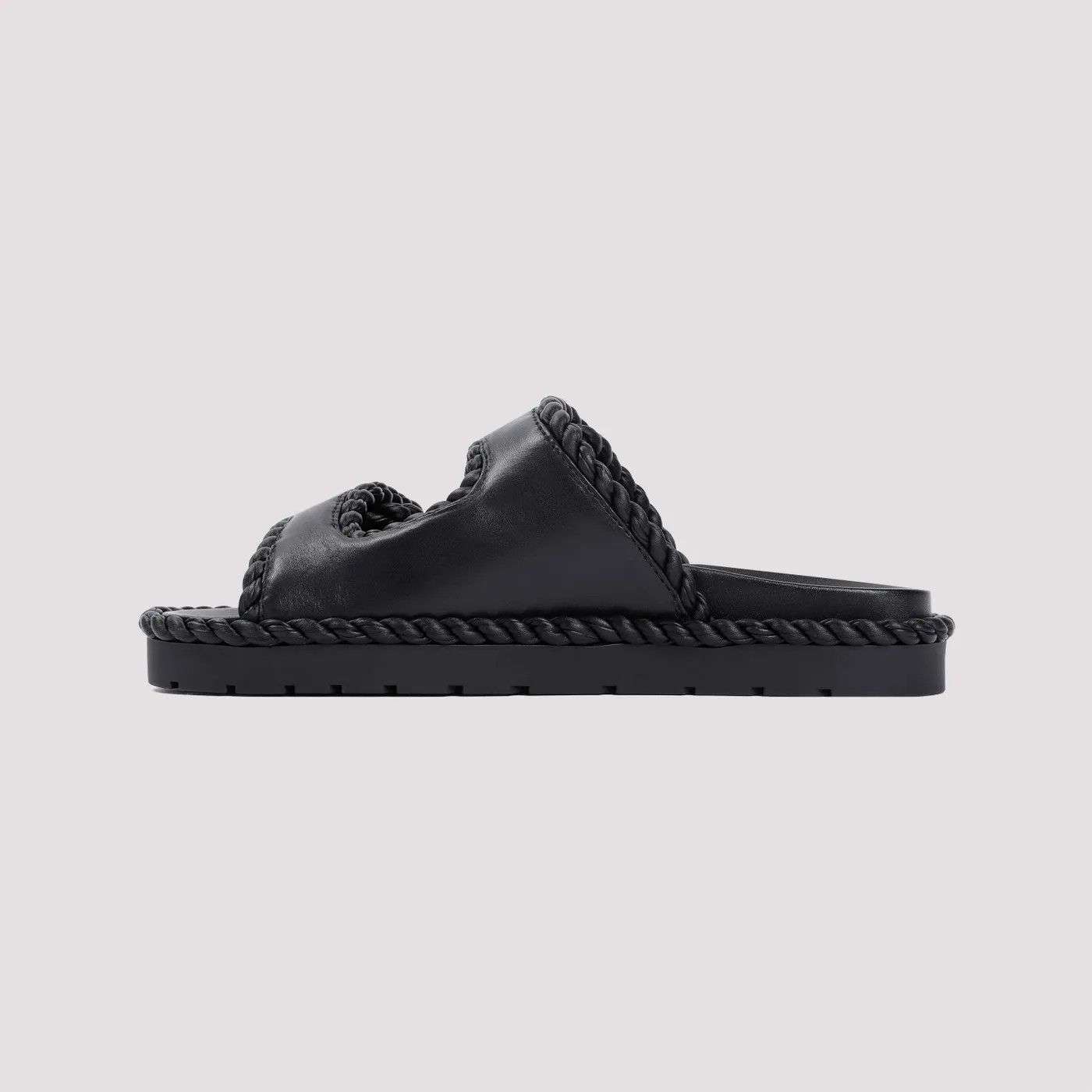 Bottega Veneta o1n1vont1125 Jack Flat Mule Slip on in Black Size US 10 / IT 40 - 2 Thumbnail