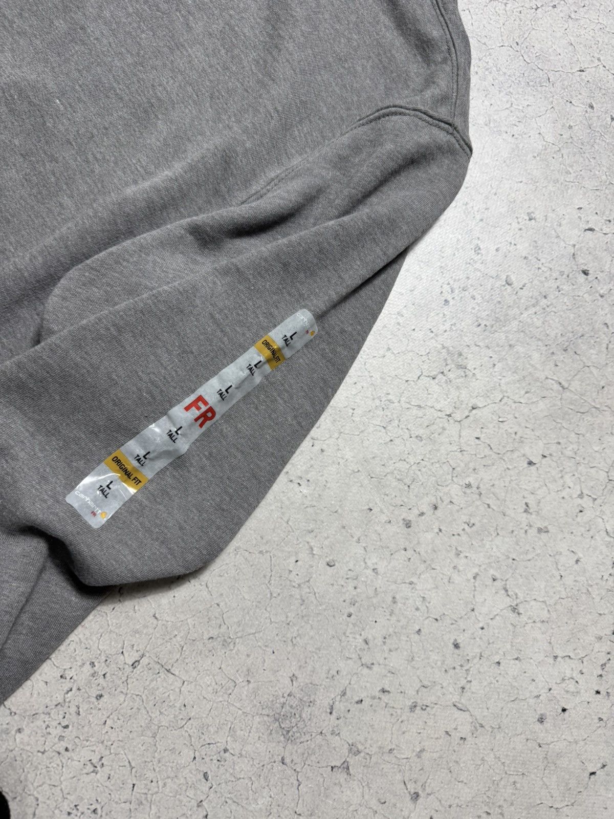 Carhartt Carhartt New Grey Full Zip Hoodie Size L Vintage Size US L / EU 52-54 / 3 - 6 Thumbnail