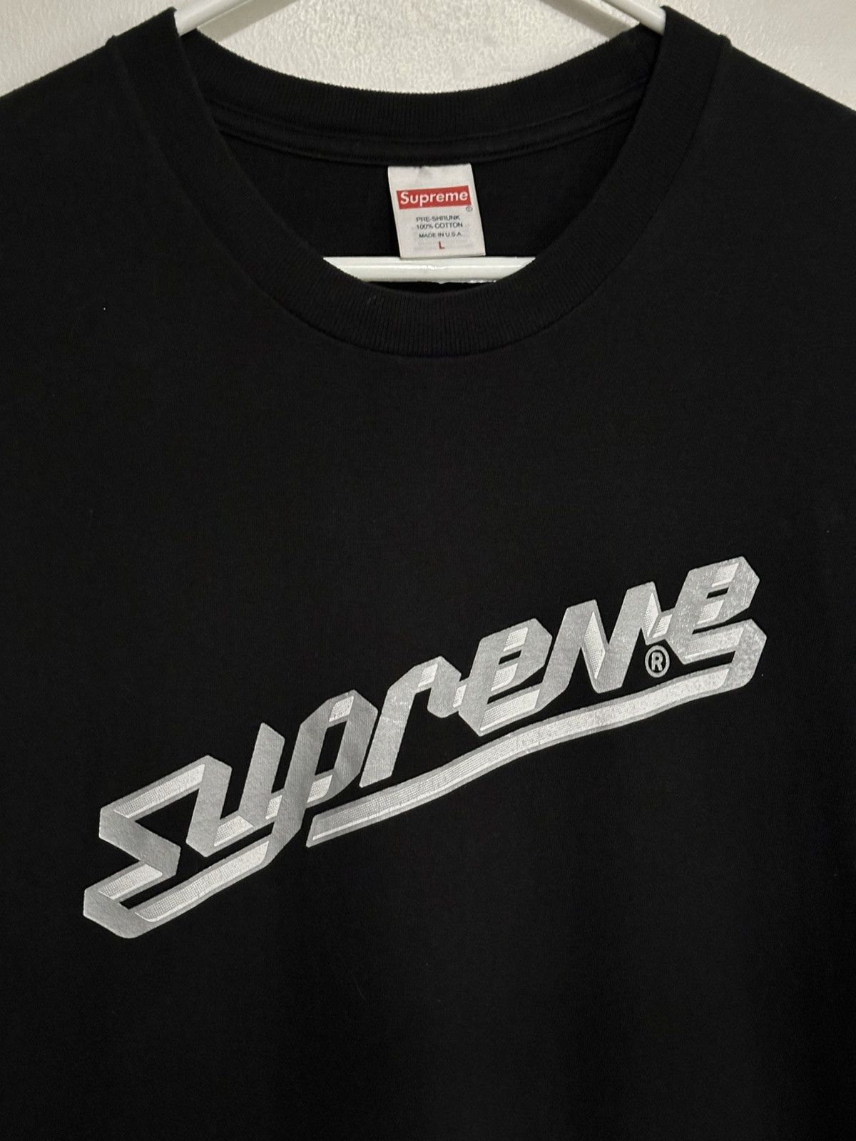 Supreme Supreme Banner Tee Size US L / EU 52-54 / 3 - 2 Thumbnail
