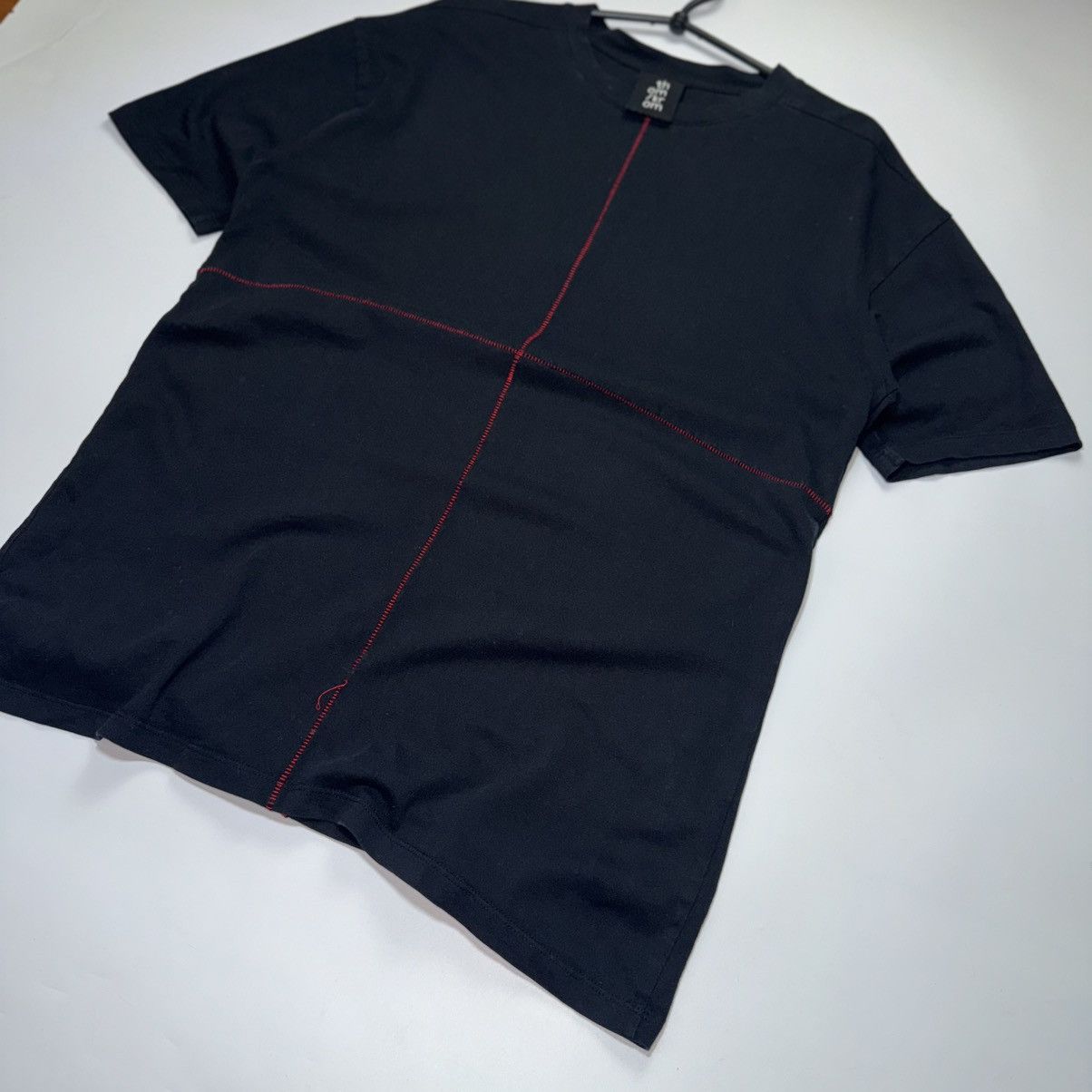 Thom Krom Vintage Thom Krom Baggy Black Avant Garde Designer Tee Size US M / EU 48-50 / 2 - 4 Thumbnail