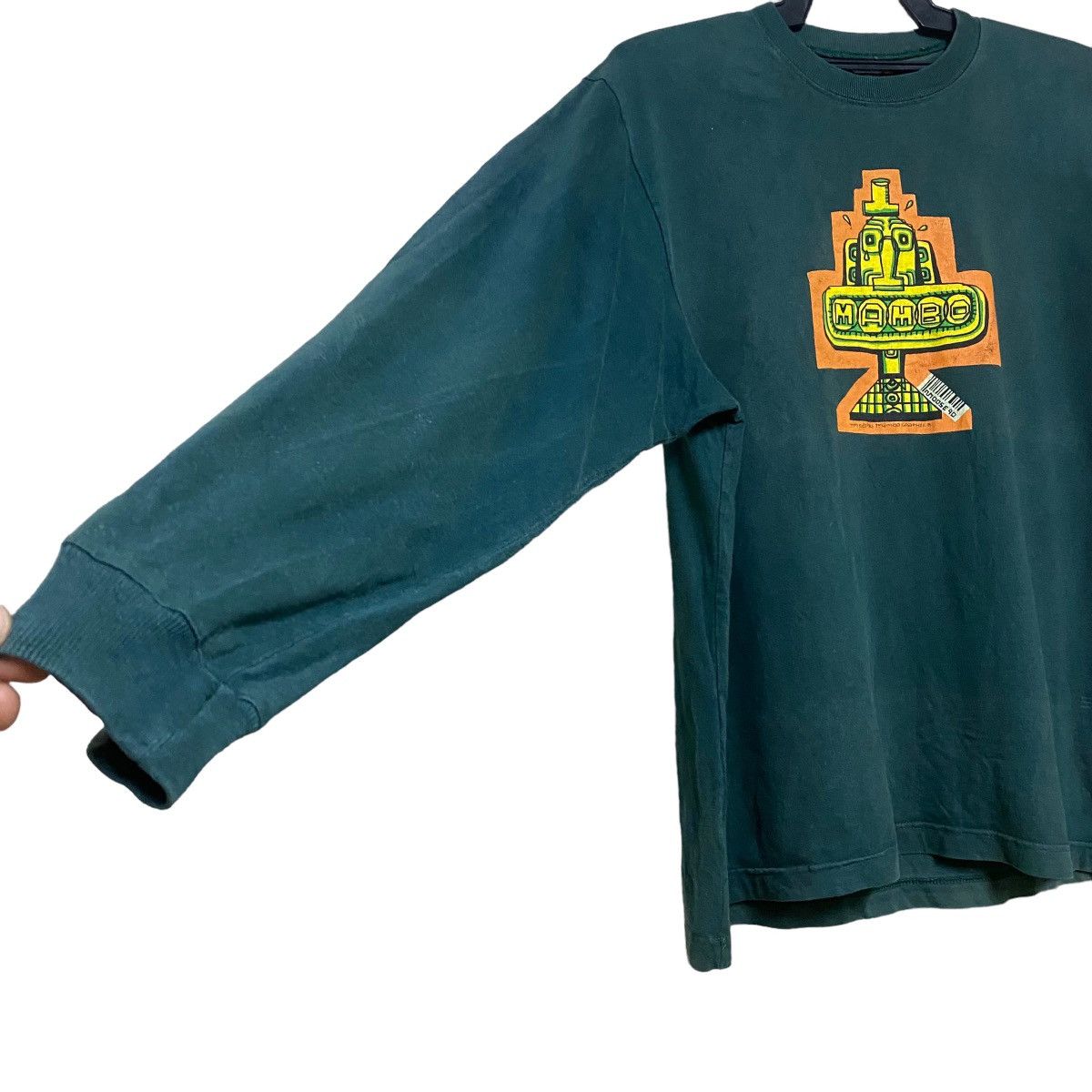 Vintage ©️1990 Vintage Mambo Graphics Moose 90 Shirt Longsleeve Size US L / EU 52-54 / 3 - 4 Thumbnail