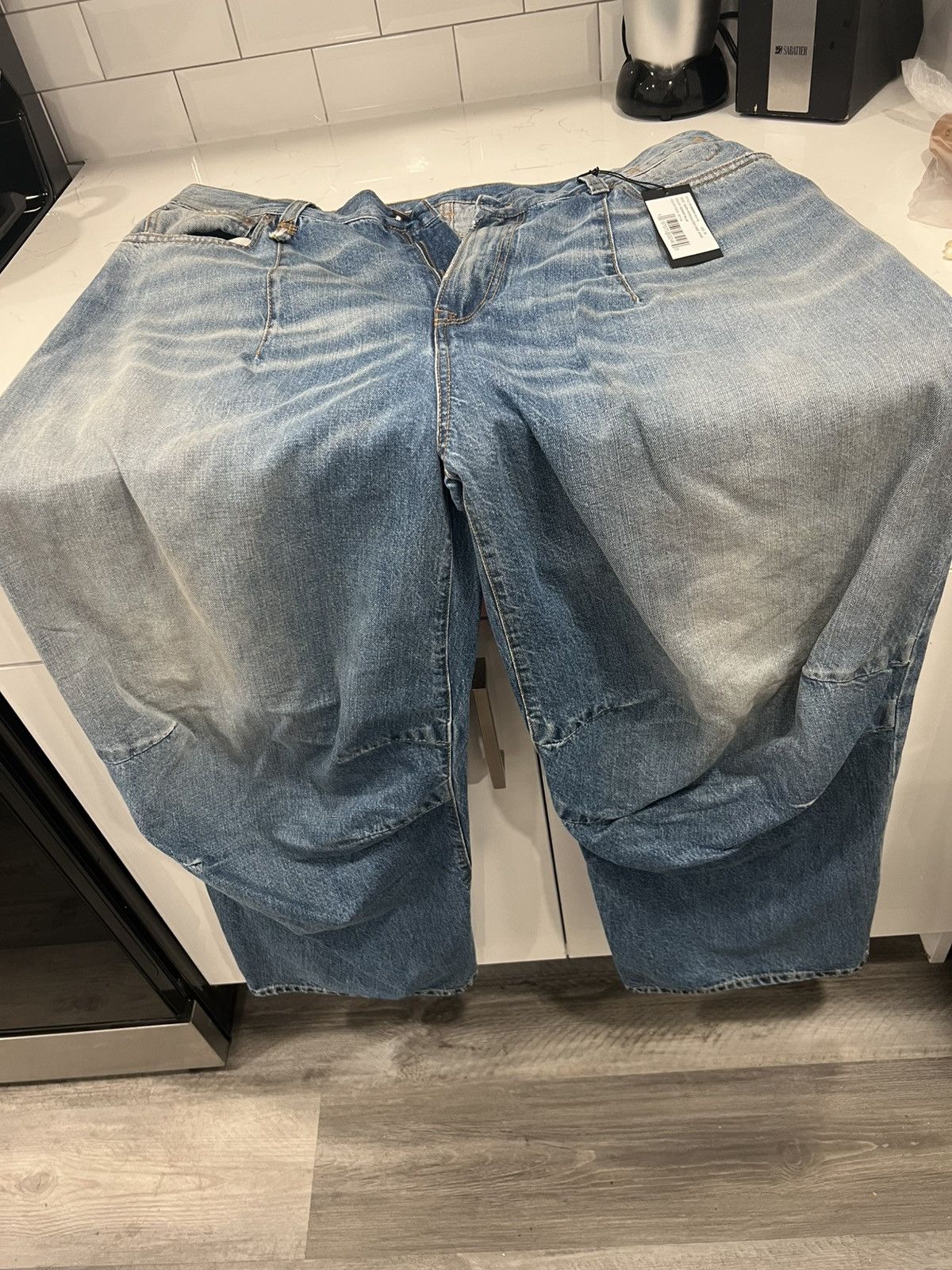 R13 R13 glen denim faded wash Size US 38 / EU 54 - 3 Thumbnail
