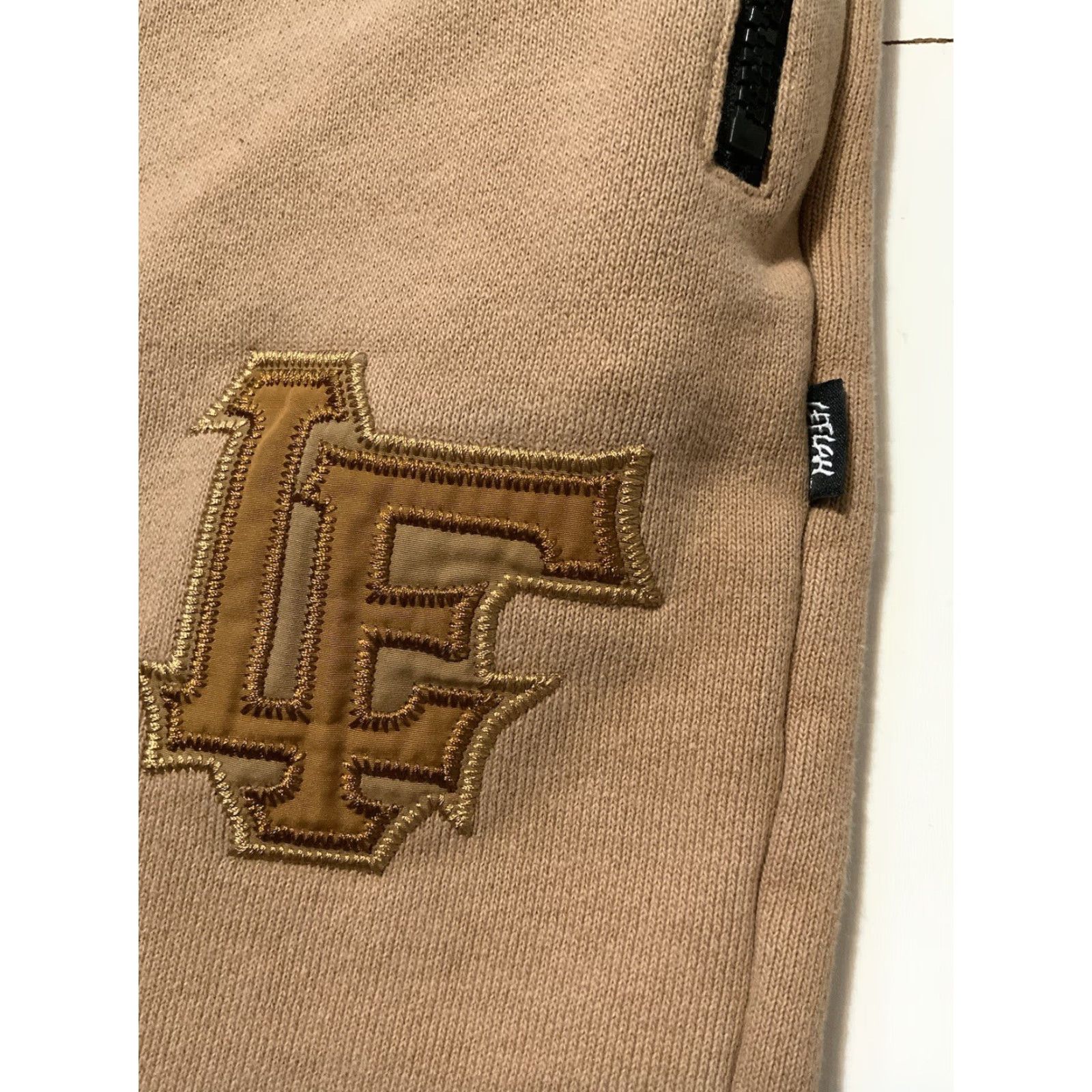 Vintage VINTAGE Leflah Japan 621 Stitch Ill Sweatpants Sweatpants Jogger Heavyweight Japanese Terry Brown 2XL Mens Size US 39 - 7 Thumbnail