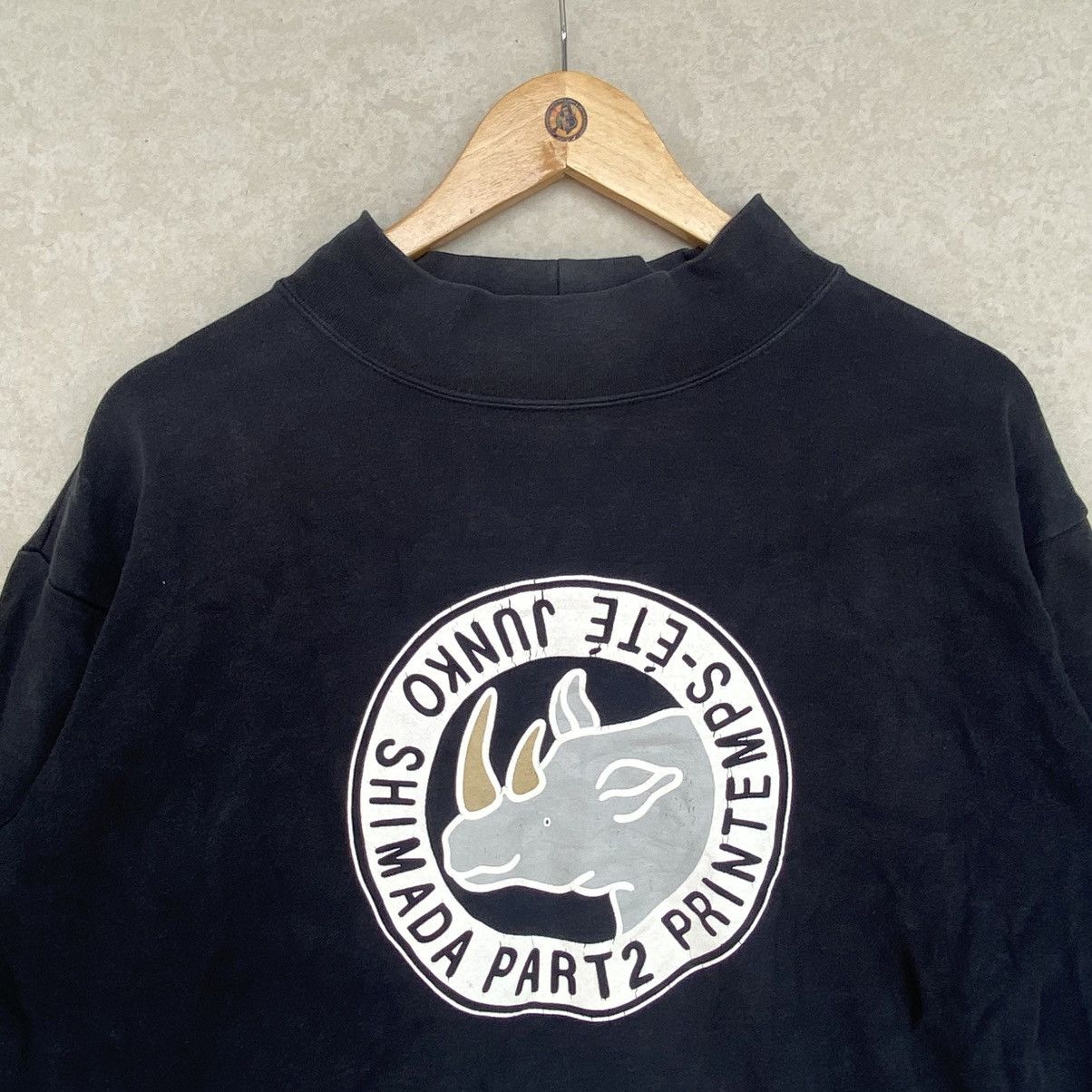 Other Vintage Junko Shimada Rhinoceros Logo Big Printed Crewneck Size US M / EU 48-50 / 2 - 4 Thumbnail