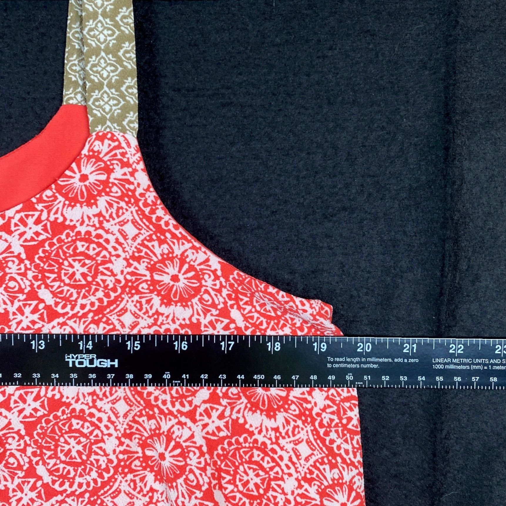 Vintage Cato Womens Blouse Pink White Floral Tank Top Asymmetrical Stretch Large Sleeveless Round Neck Summer Casual Workwear Size L / US 10 / IT 46 - 6 Thumbnail