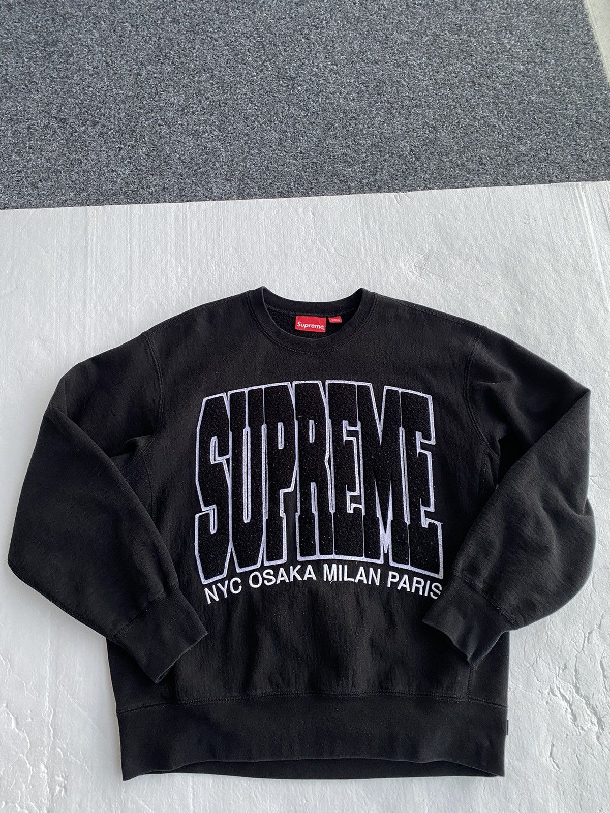 Supreme Supreme Cities Arc Crewneck FW21 | Grailed