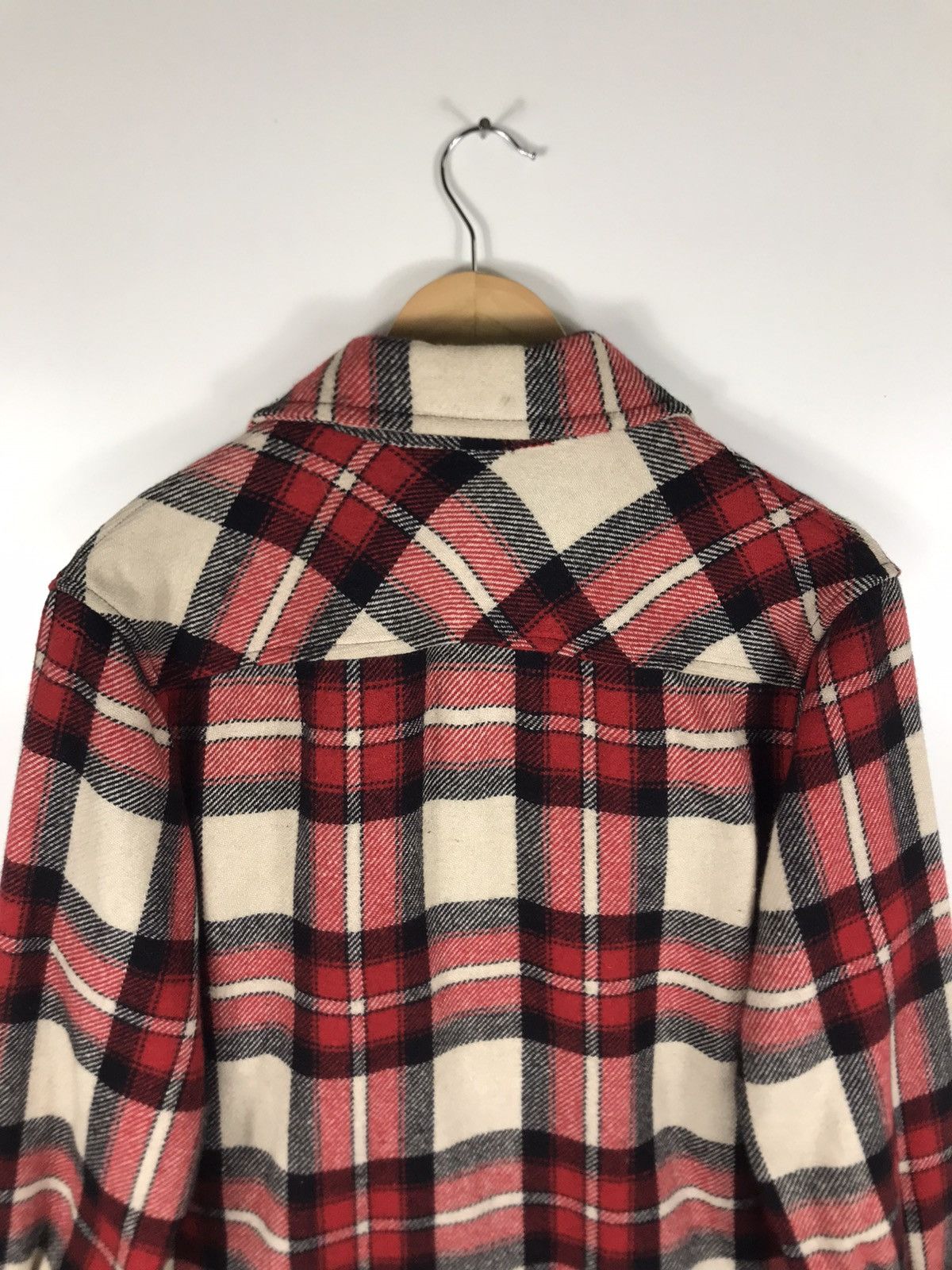 Japanese Brand × Vintage ⚡️Vintage Excel Wool Flannel Chore Shirt Jacket Size US M / EU 48-50 / 2 - 18 Thumbnail