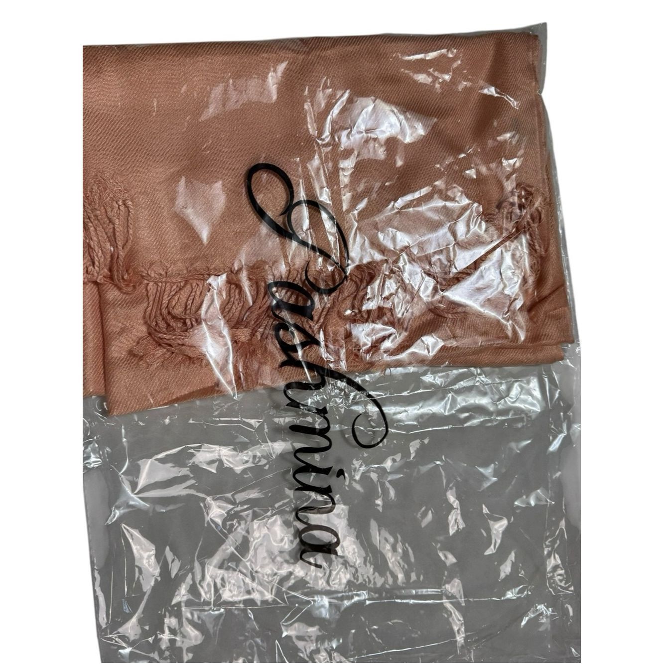 Other NWT New Pashmina Large Soft Shawl Viscose Scarf In Peach Size ONE SIZE - 5 Thumbnail