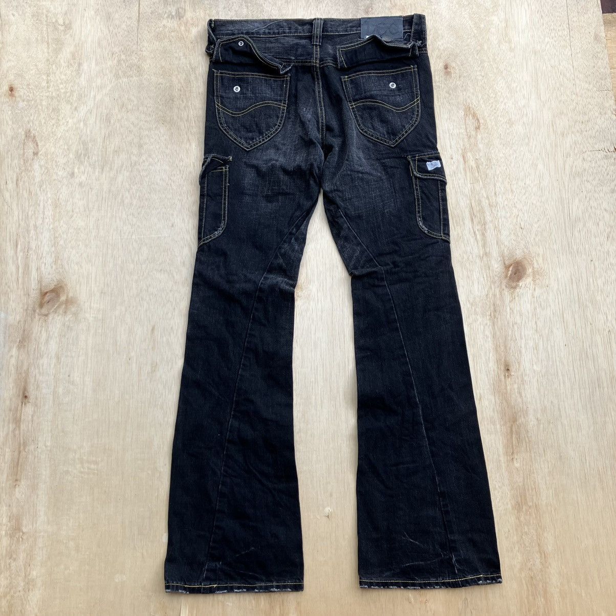 Lee LEE COWBOY FLARE DENIM BLACK WASHED VINTAGE STYLE Size US 33 - 6 Thumbnail