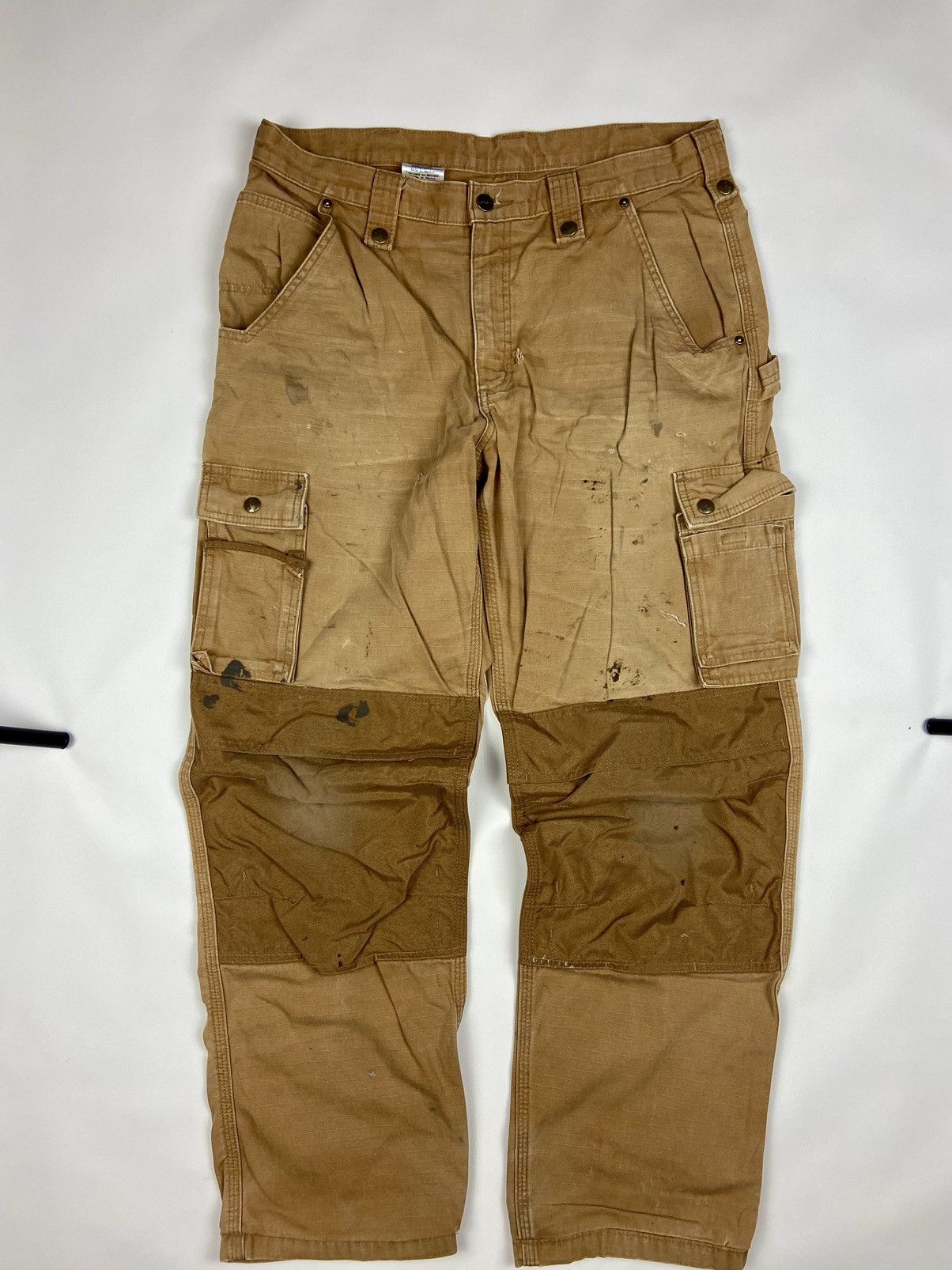 Carhartt × Carhartt Wip × Vintage Vintage Carhartt Pantalon Workwear Y2k Cargo Pants 34x34 Size US 34 / EU 50 - 1 Thumbnail