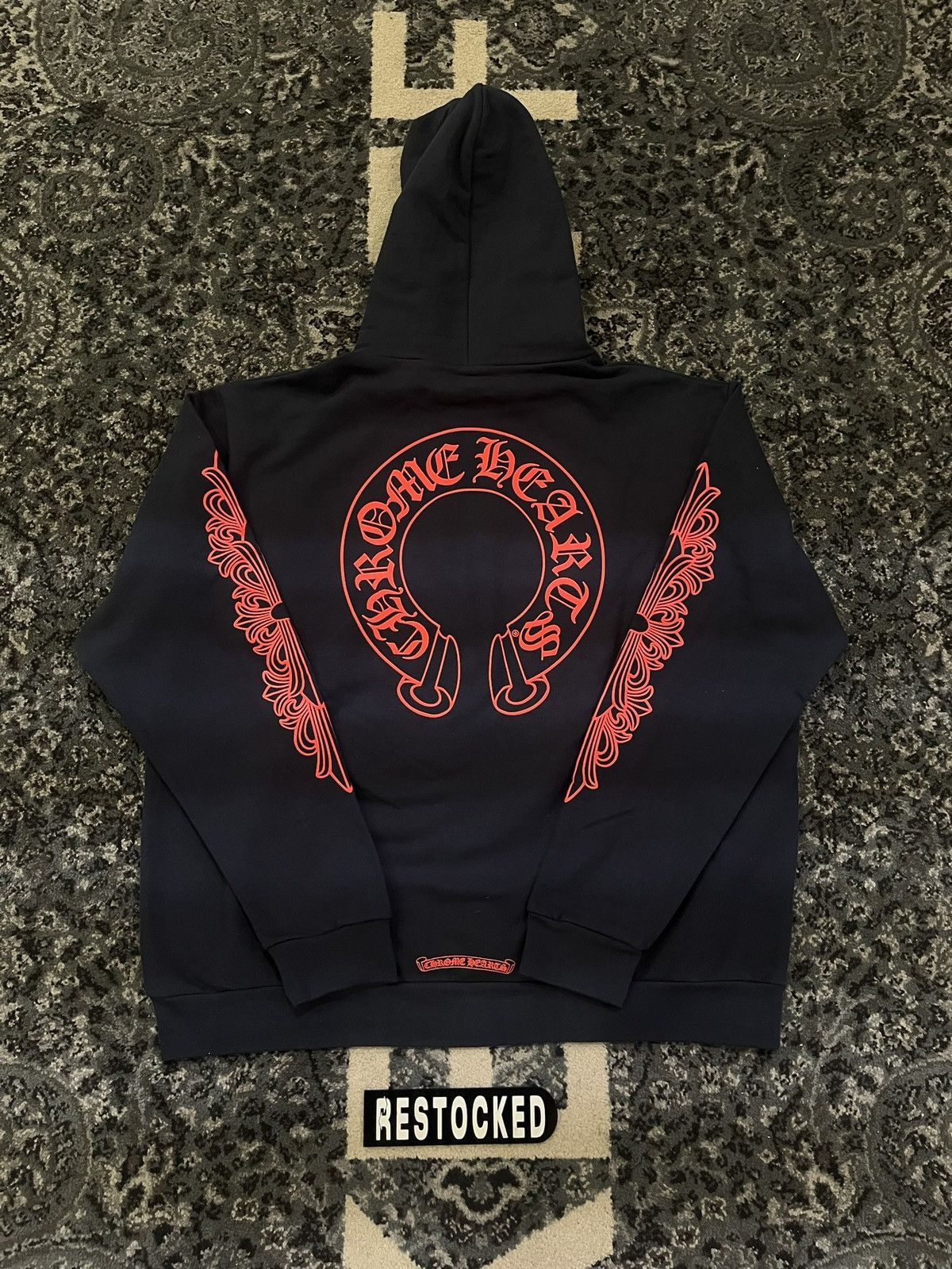 Chrome Hearts RARE CHROME HEARTS NAVY FLORAL NYC EXCLUSIVE Size US XL / EU 56 / 4 - 2 Thumbnail