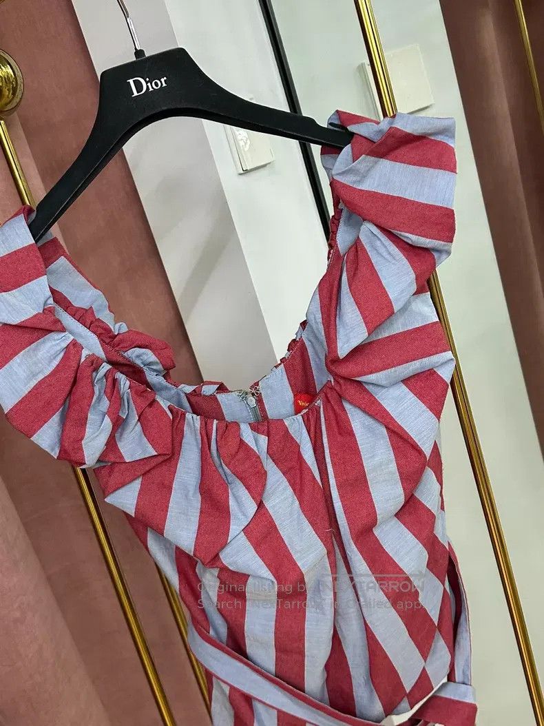Vivienne Westwood Vivienne Westwood Red and Blue Striped Top Size XS / US 0-2 / IT 36-38 - 2 Thumbnail