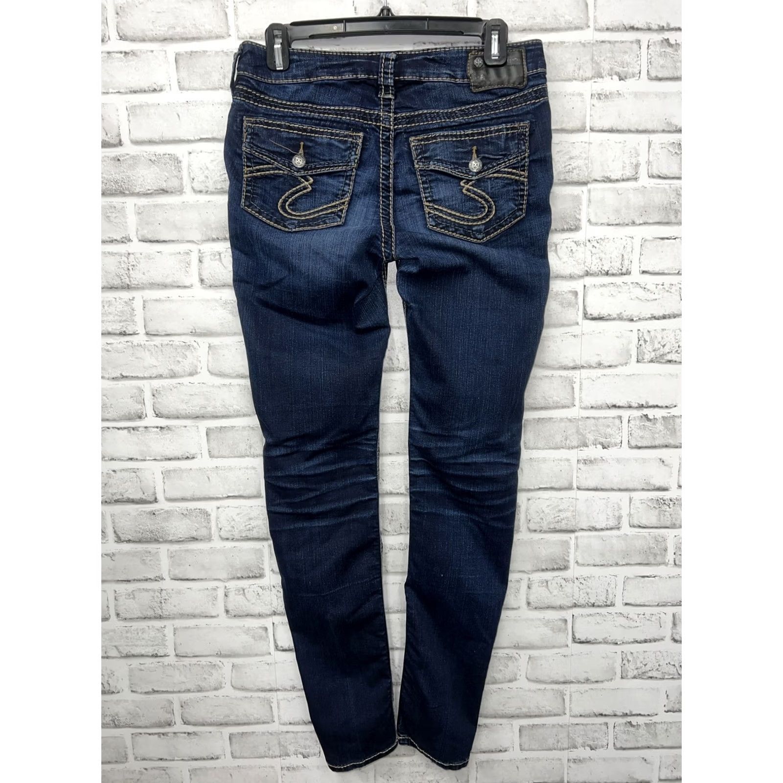 Silver Jeans Co. Silver Jeans Suki Super Stretch Skinny Womens Size 28x31 Size 28" / US 6 / IT 42 - 4 Thumbnail