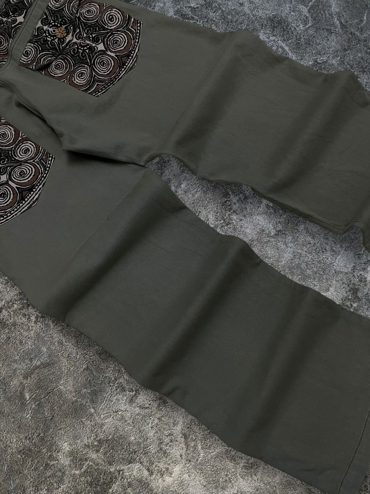 Japanese Brand 1990S Vintage Designer Camina Art Historical Kuno Pant Style Size US 32 / EU 48 - 10 Thumbnail