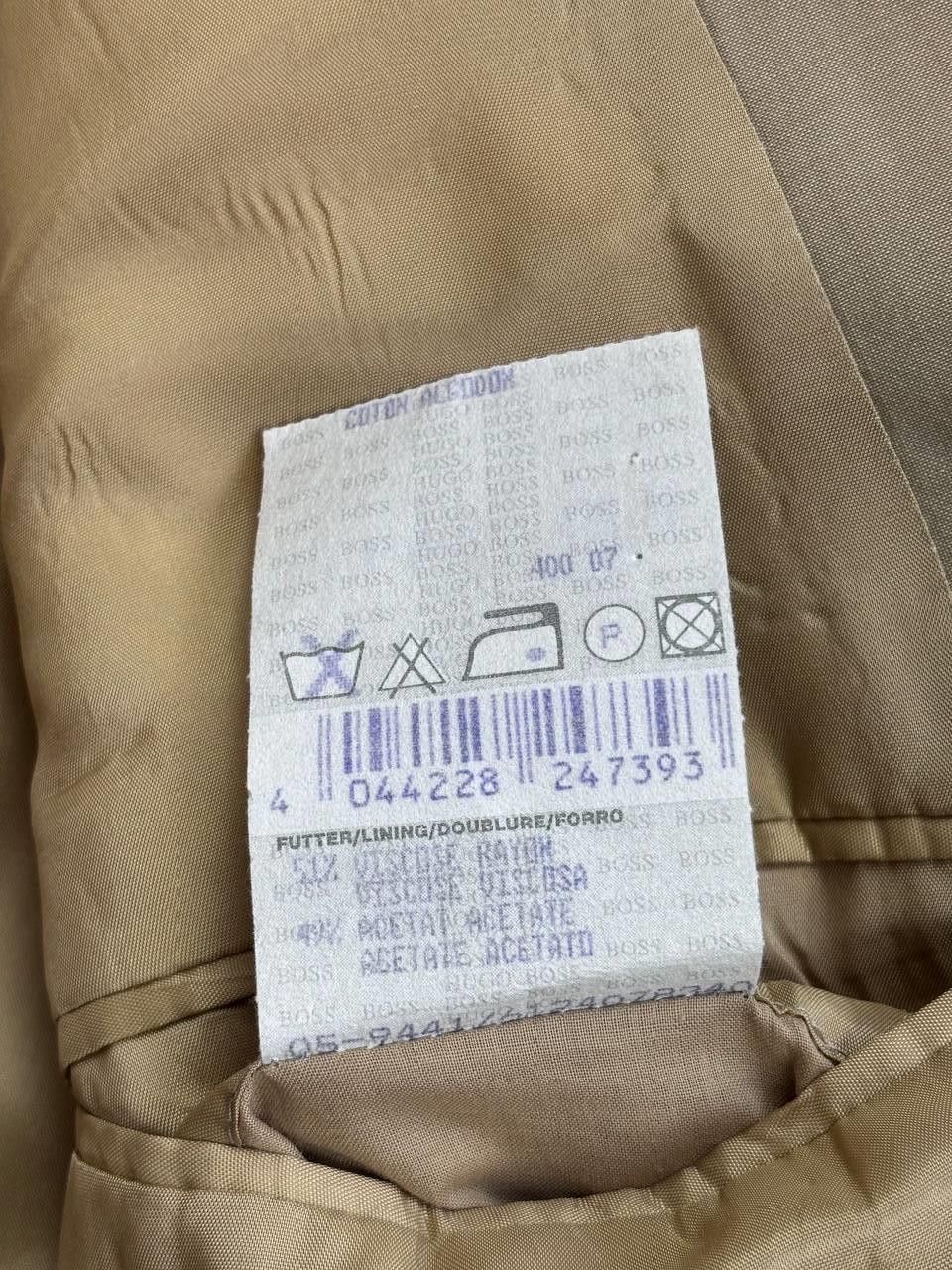 Hugo Boss Hugo Boss Rossellini Virgin Wool Blazer Beige Size 50 Size 40S - 6 Thumbnail