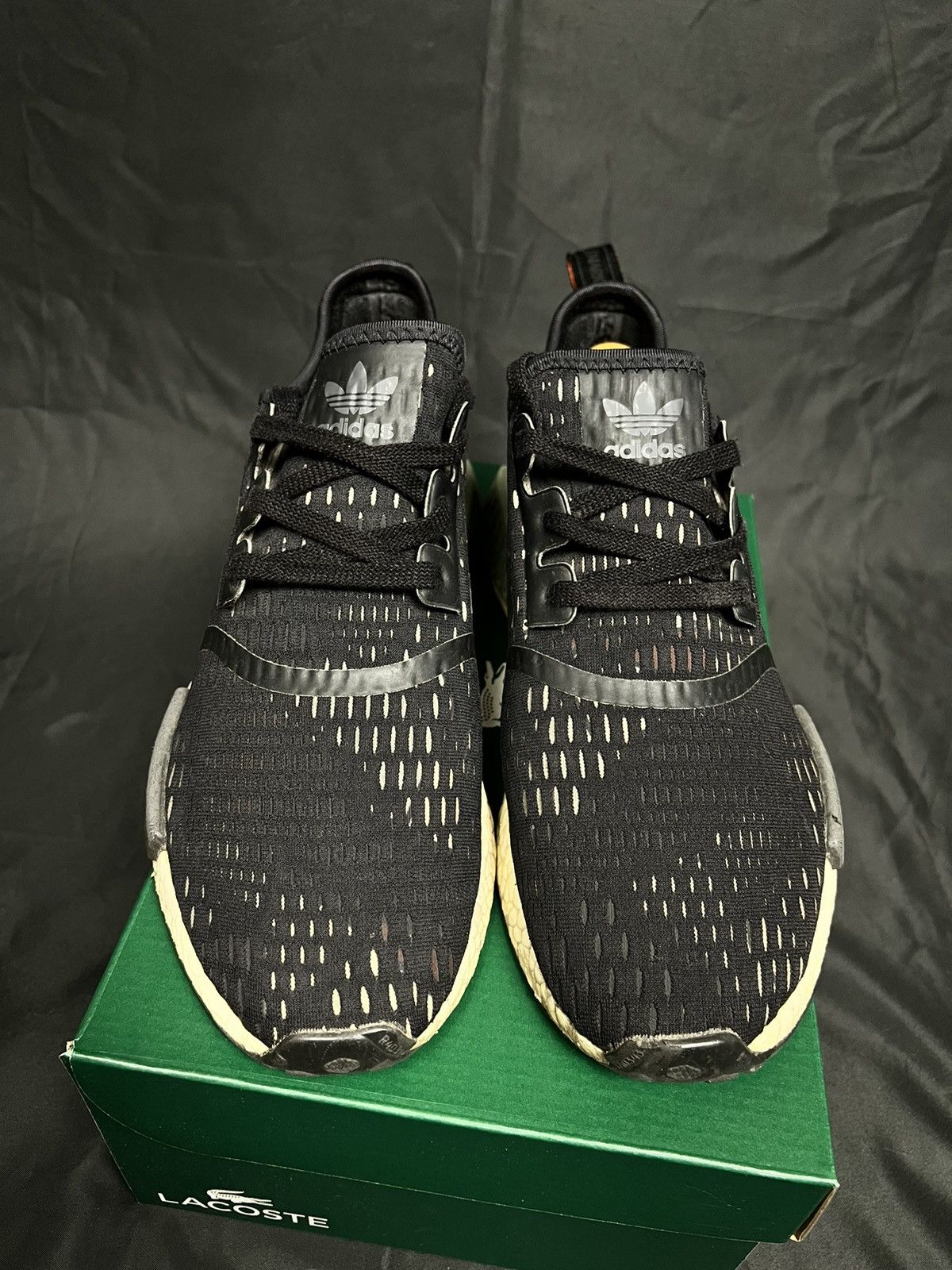 Adidas × Japanese Brand RARE Adidas NMD R1 base green core black Size US 10 / EU 43 - 4 Thumbnail